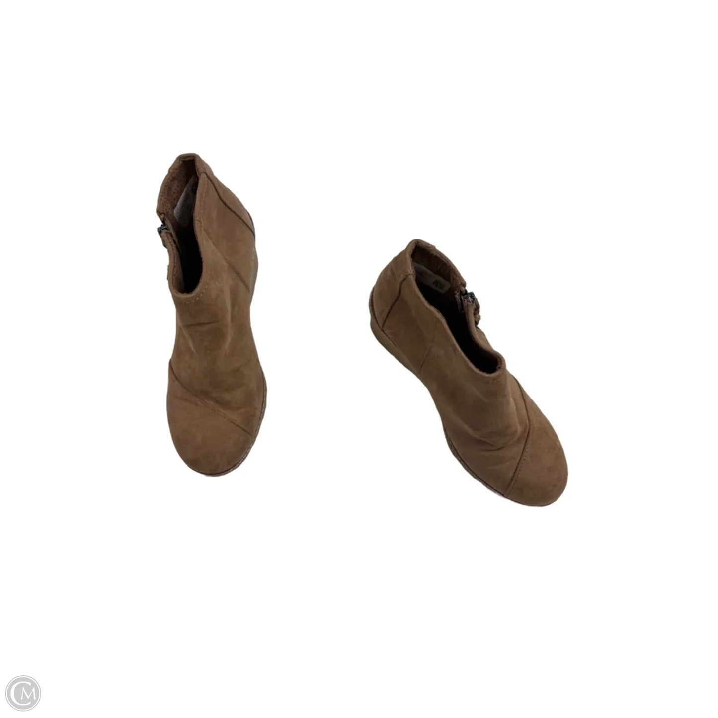 Boots Ankle Heels By Toms In Tan, Size: 6.5