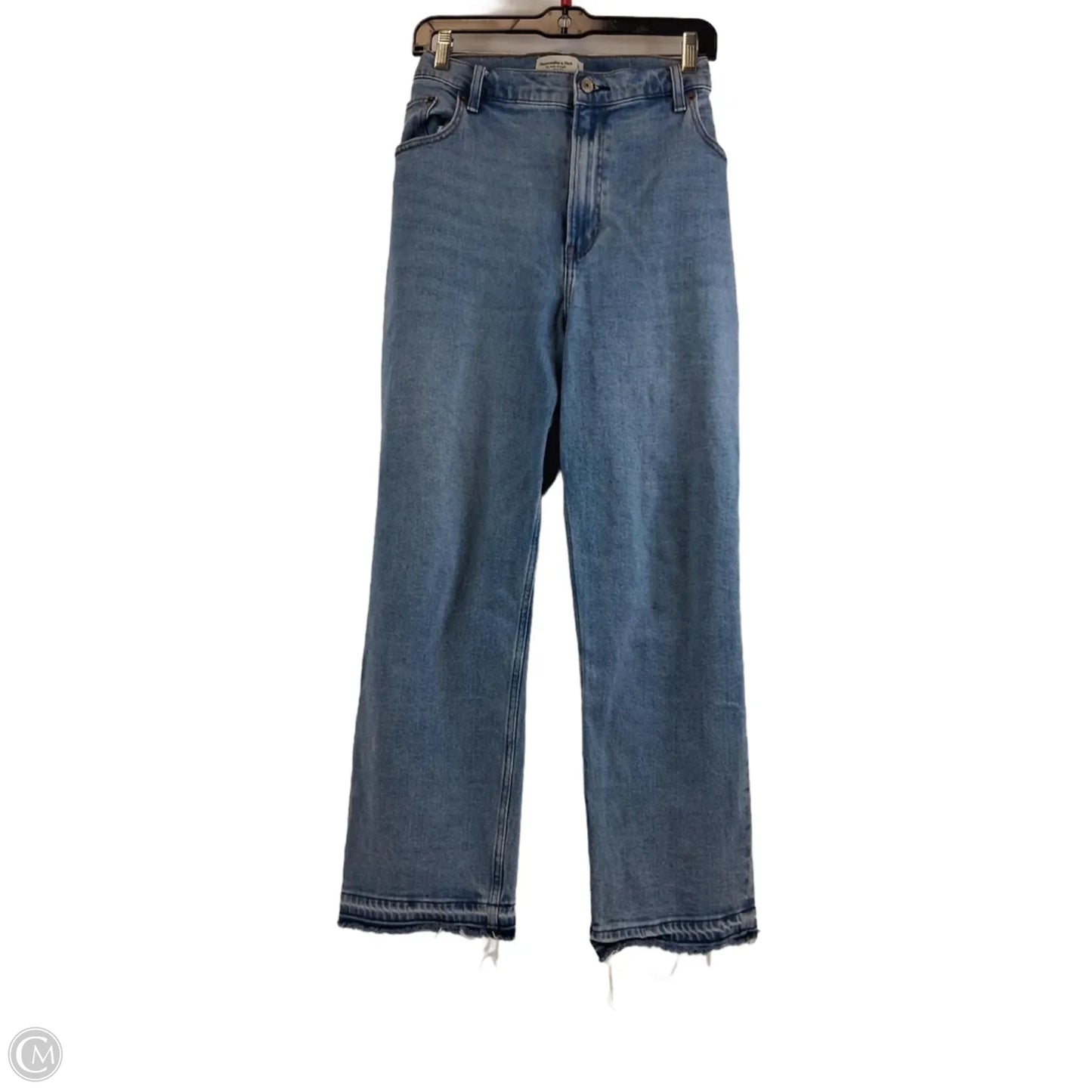 Jeans Straight By Abercrombie And Fitch In Blue, Size: 18