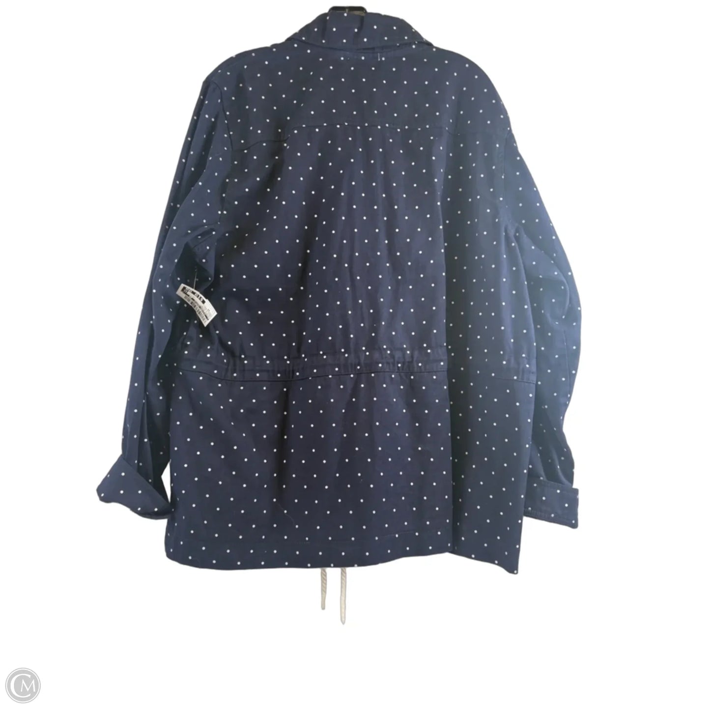 Jacket Other By Clothes Mentor In Blue & White, Size: 2x