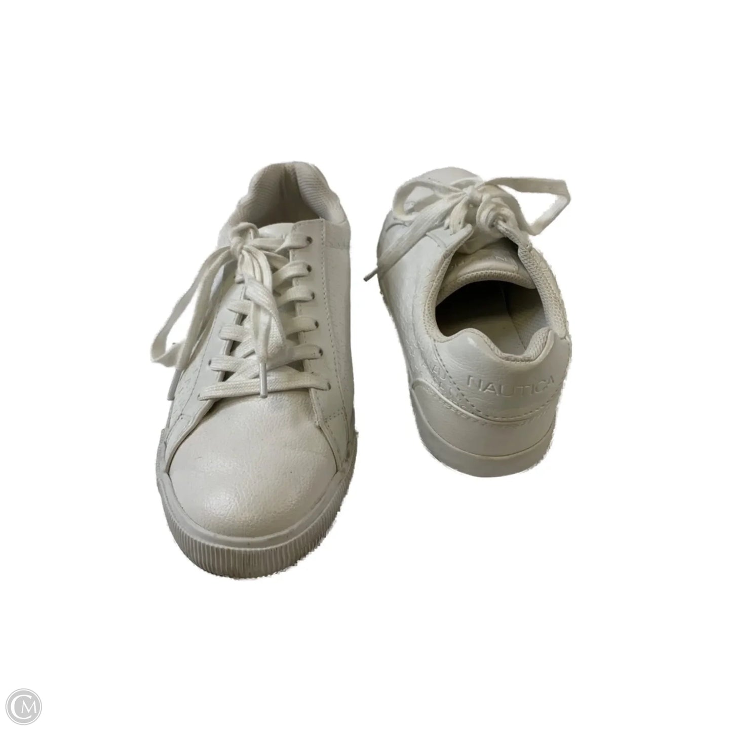 Shoes Sneakers By Nautica In White, Size: 9.5