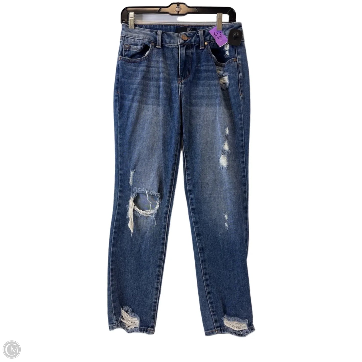 Jeans Straight By 1822 Denim In Blue Denim, Size: 4