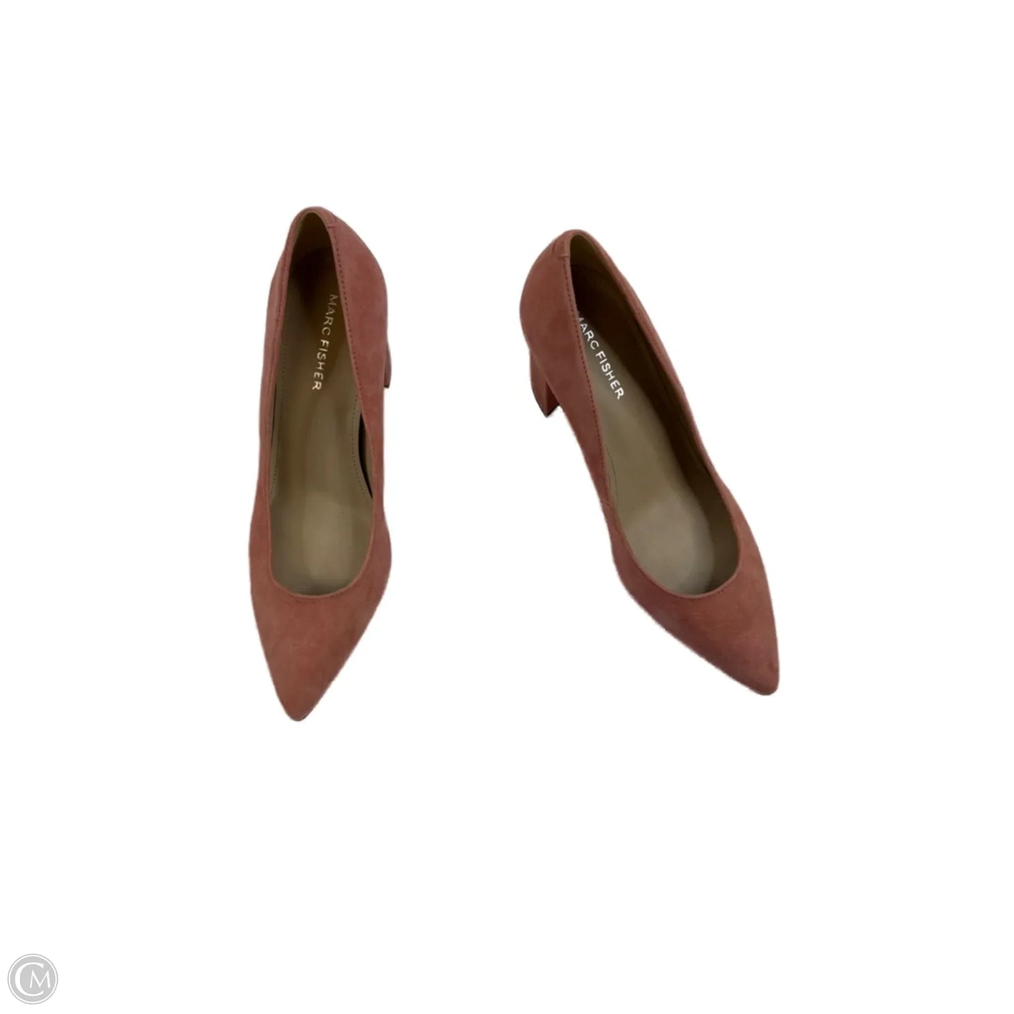 Shoes Heels Block By Marc Fisher In Peach, Size: 6