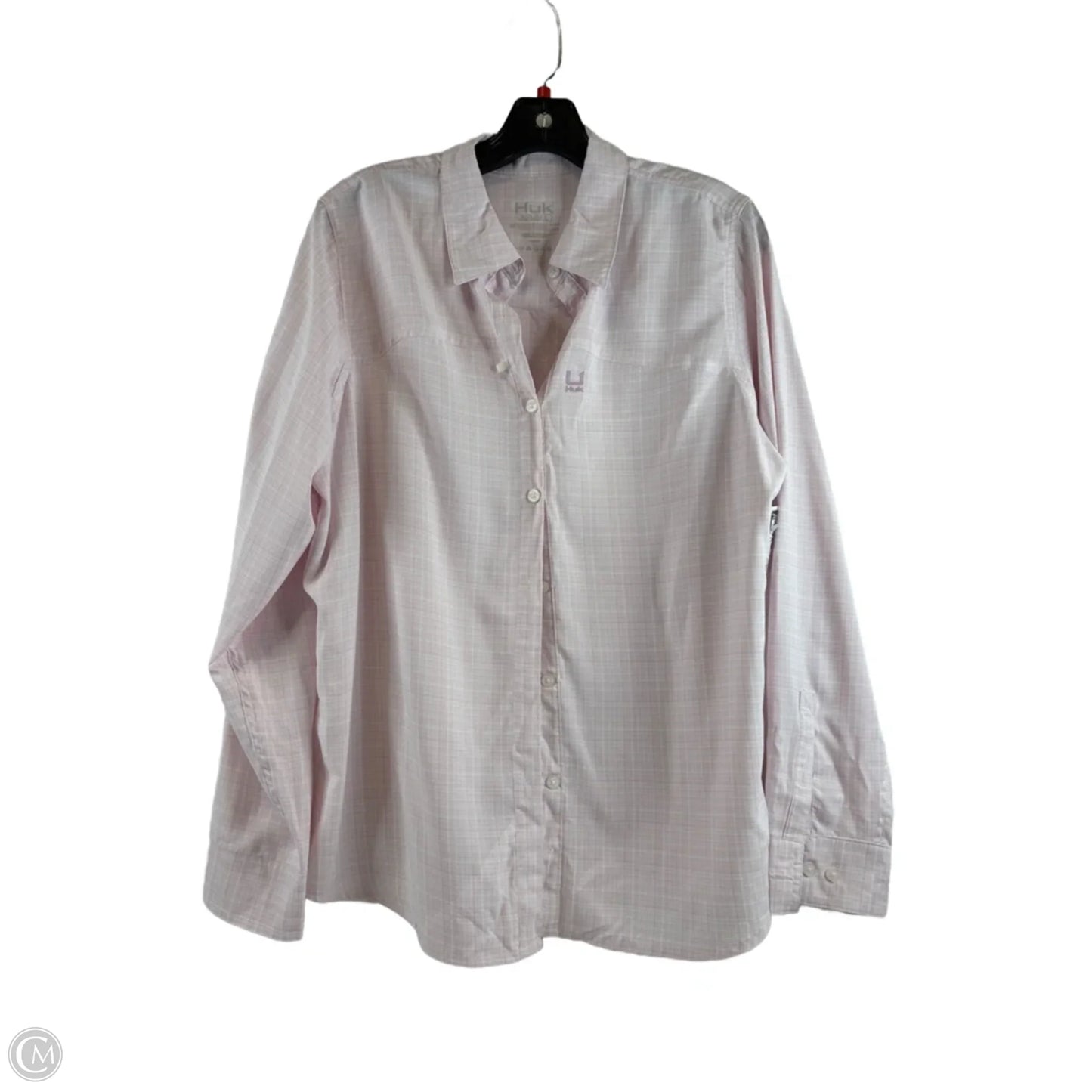 Top Long Sleeve By Clothes Mentor In Pink, Size: L