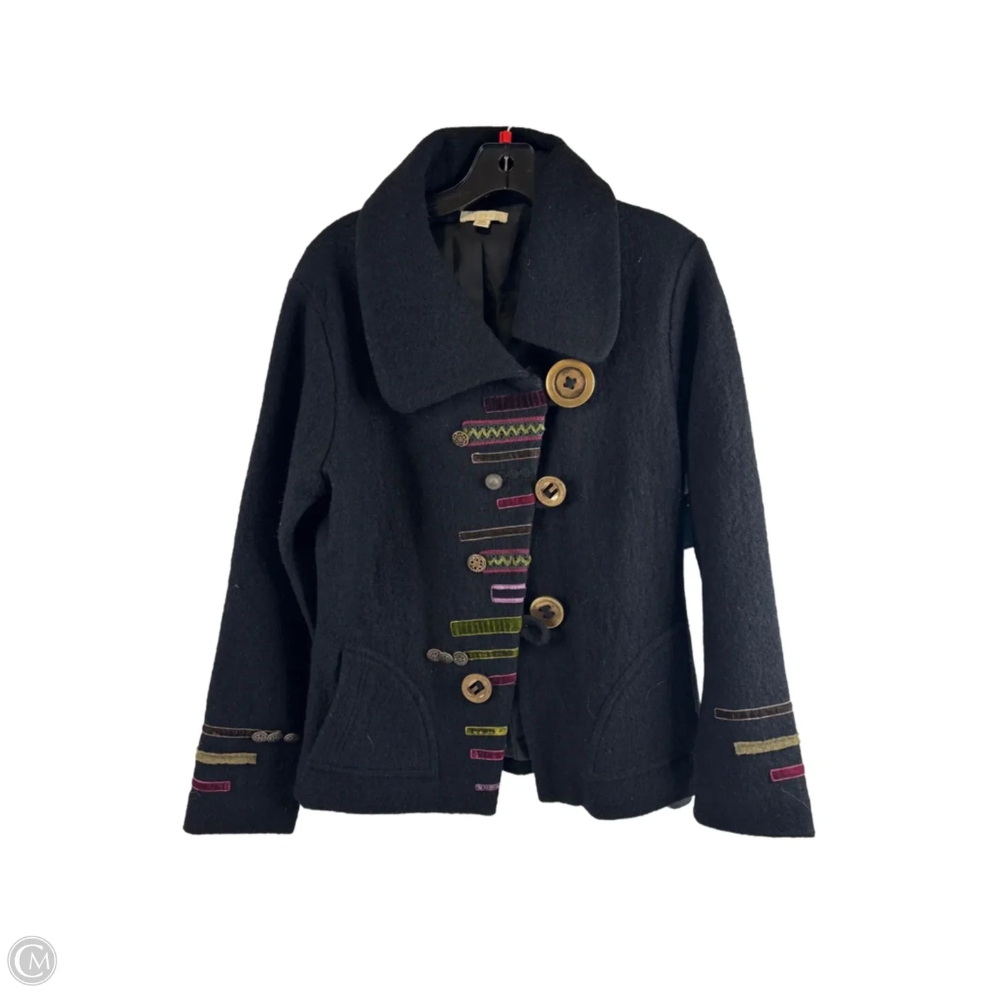 Coat Wool By Cme In Black, Size: M