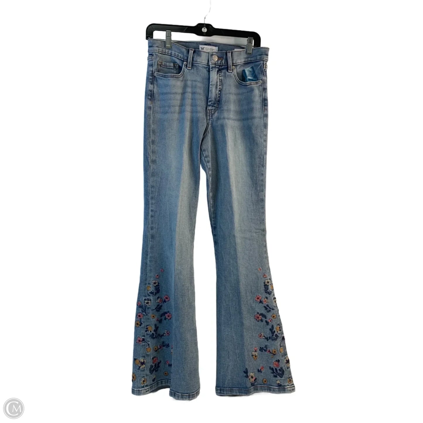 Jeans Flared By Jessica Simpson In Blue Denim, Size: 6
