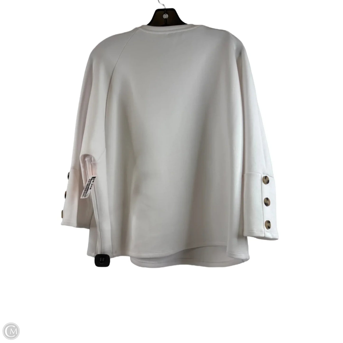 Top 3/4 Sleeve By Tribal In White, Size: Xl