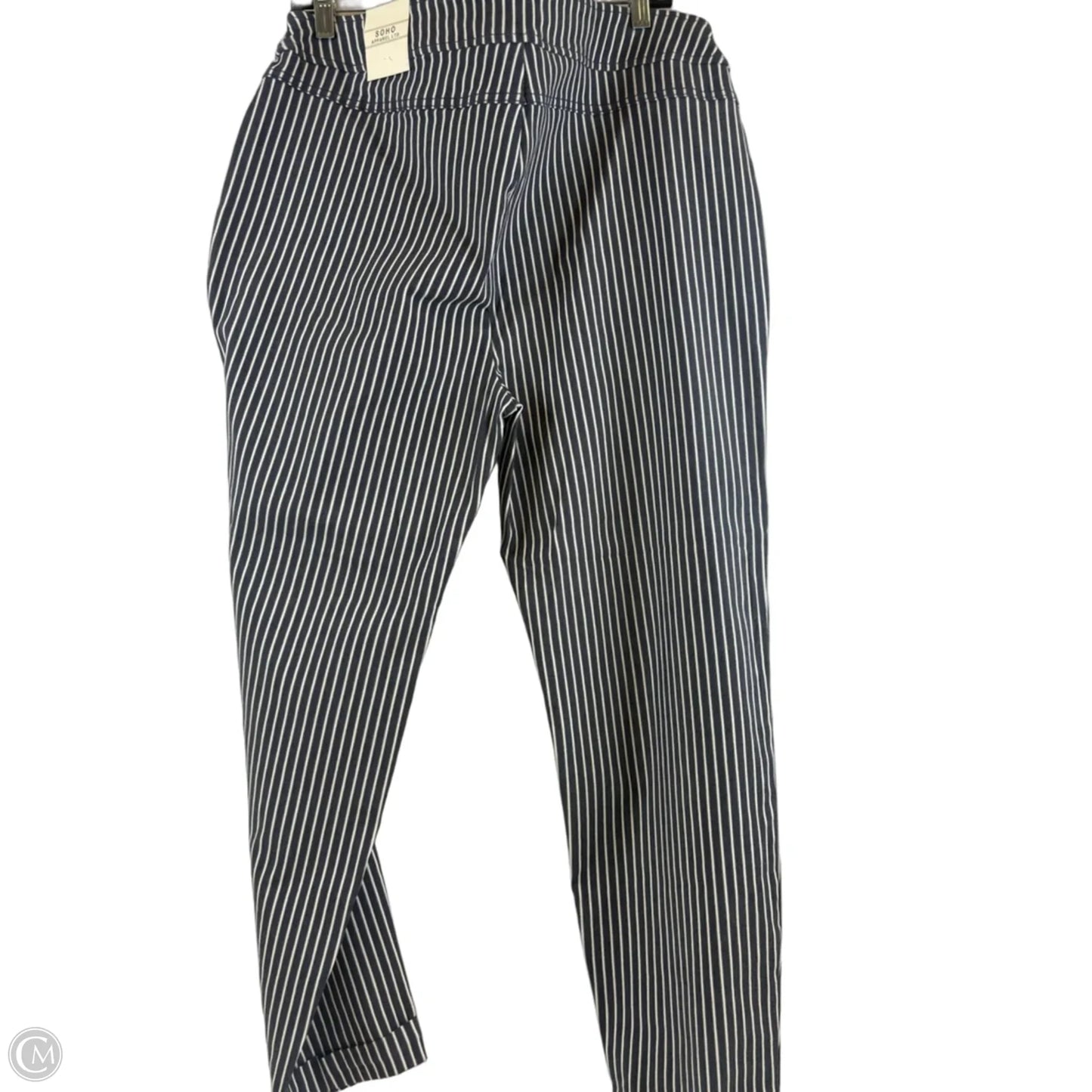 Pants Dress By Soho Apparel In Striped Pattern, Size: 14