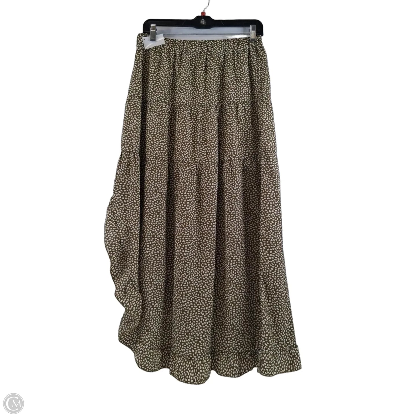 Skirt Maxi By Btfbm In Green & White, Size: 8