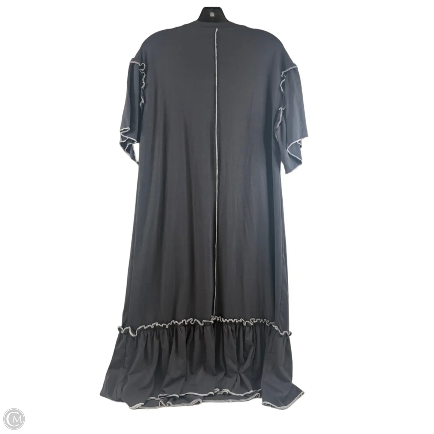 Dress Casual Maxi By Clothes Mentor In Grey & White, Size: S