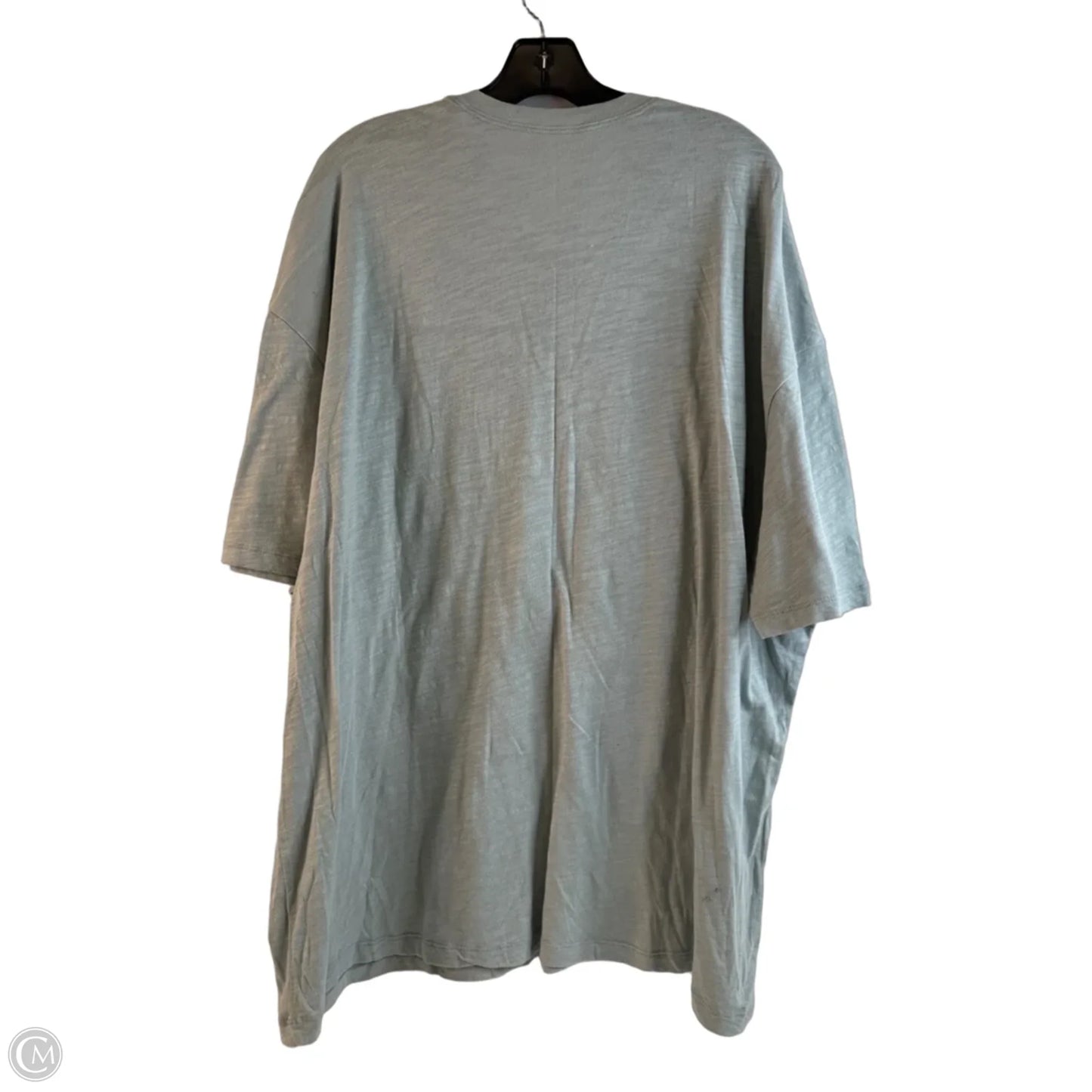 Top Short Sleeve By Natural Life In Blue & Yellow, Size: Osfm