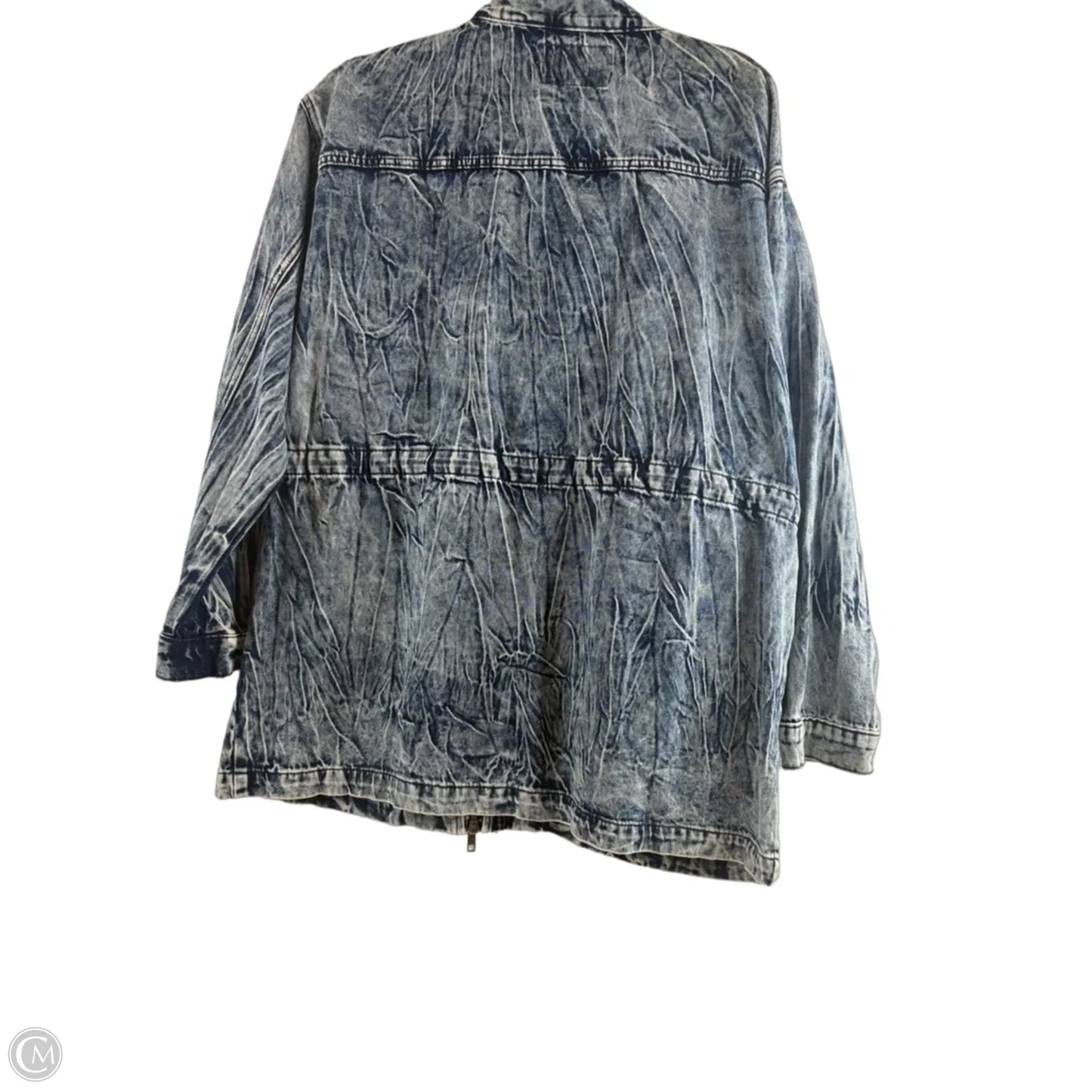 Jacket Denim By Clothes Mentor In Blue Denim, Size: M