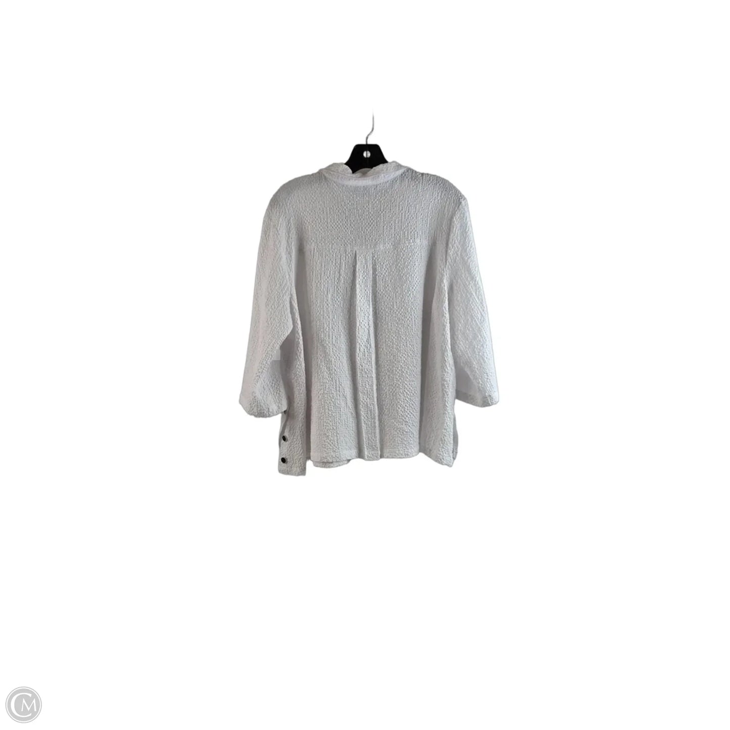 Top Short Sleeve By Habitat In White, Size: Xl