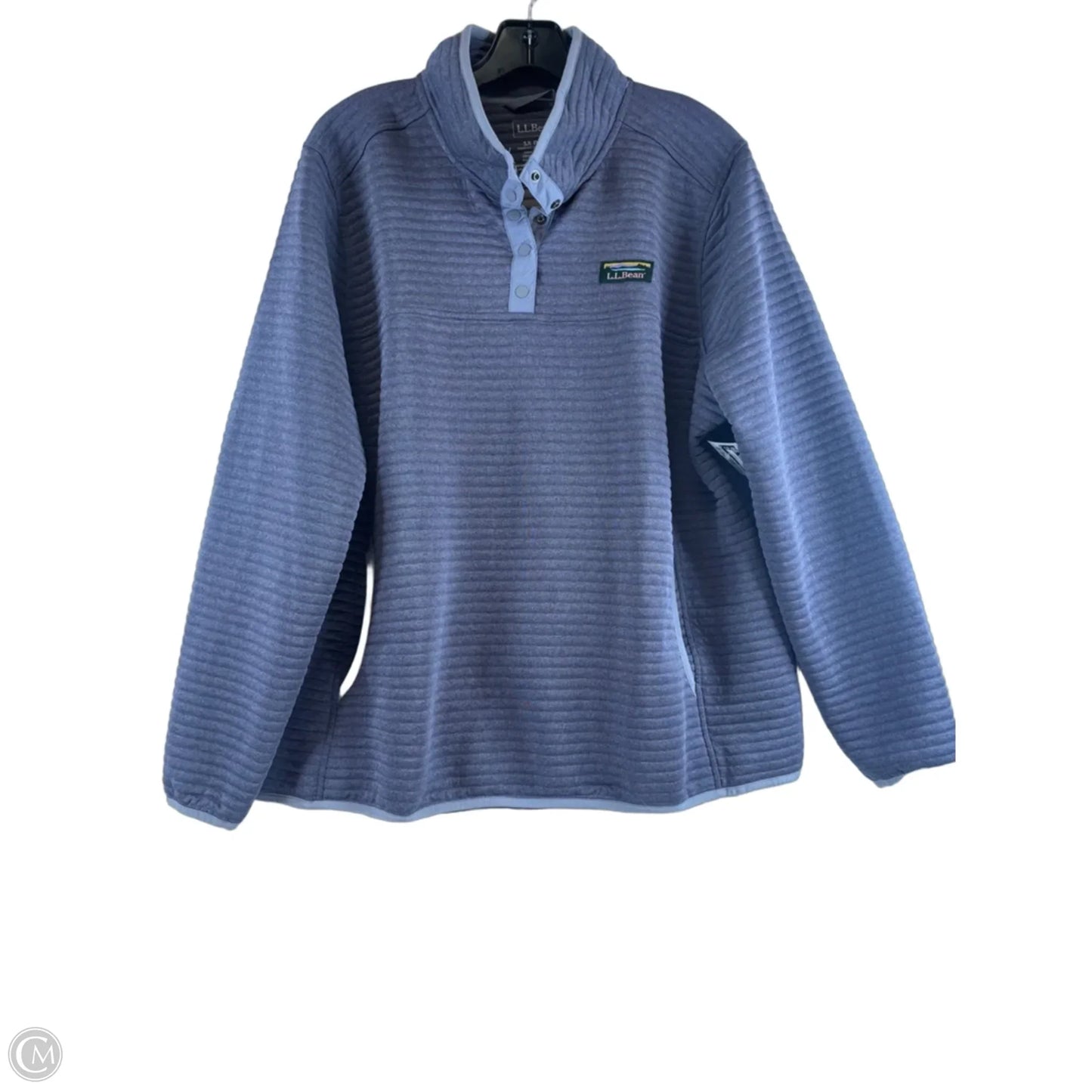 Top Long Sleeve By L.l. Bean In Purple, Size: 1x