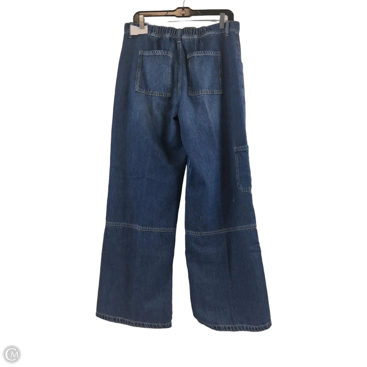 Jeans Wide Leg By Celebrity Pink In Blue Denim, Size: 8