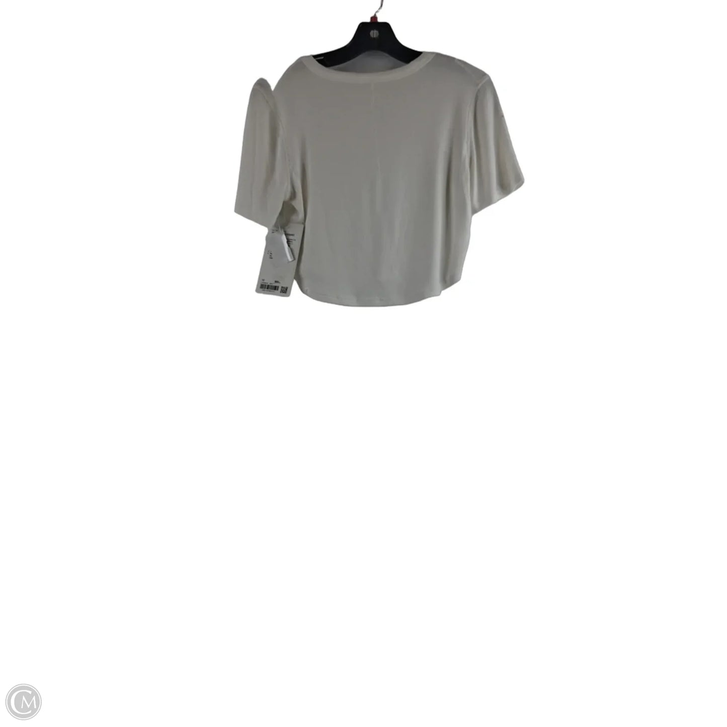 Top Short Sleeve By Lululemon In White, Size: M