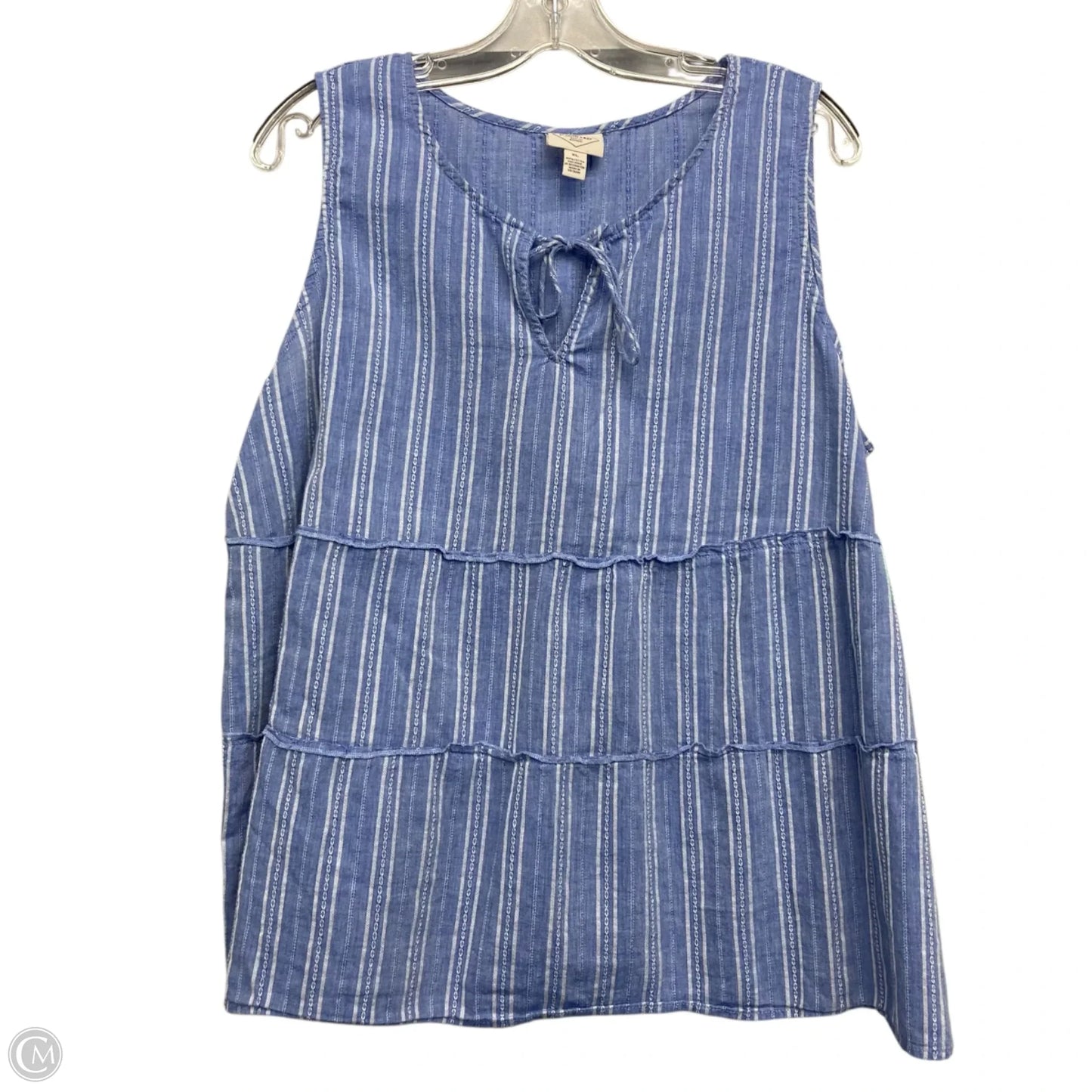 Top Sleeveless By St Johns Bay In Blue, Size: Xl