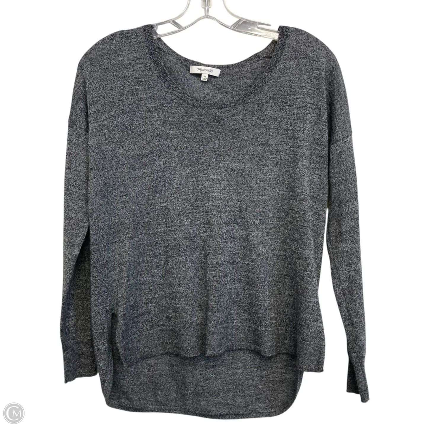 Top Long Sleeve Basic By Madewell In Grey, Size: Xs