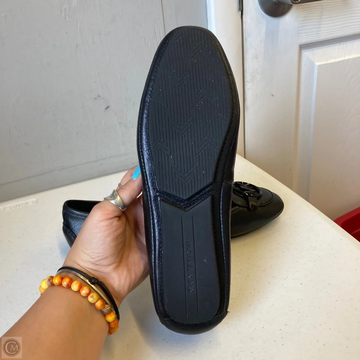 Shoes Designer By Michael Kors In Black, Size: 8
