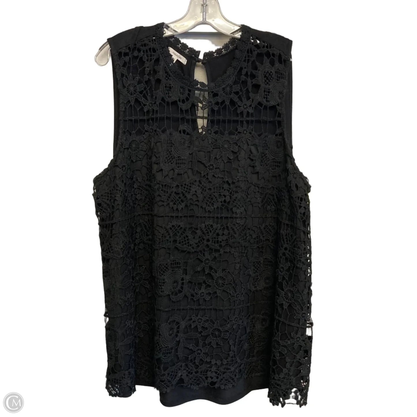 Top Sleeveless By Maurices In Black, Size: 2x