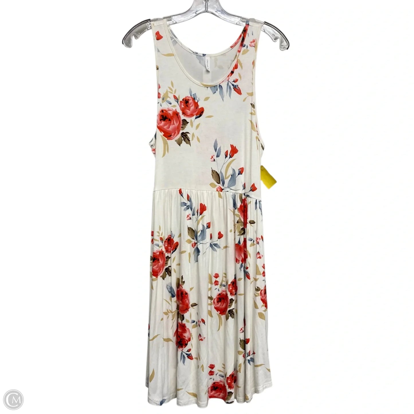 Dress Casual Short By Longyuan In Floral Print, Size: M
