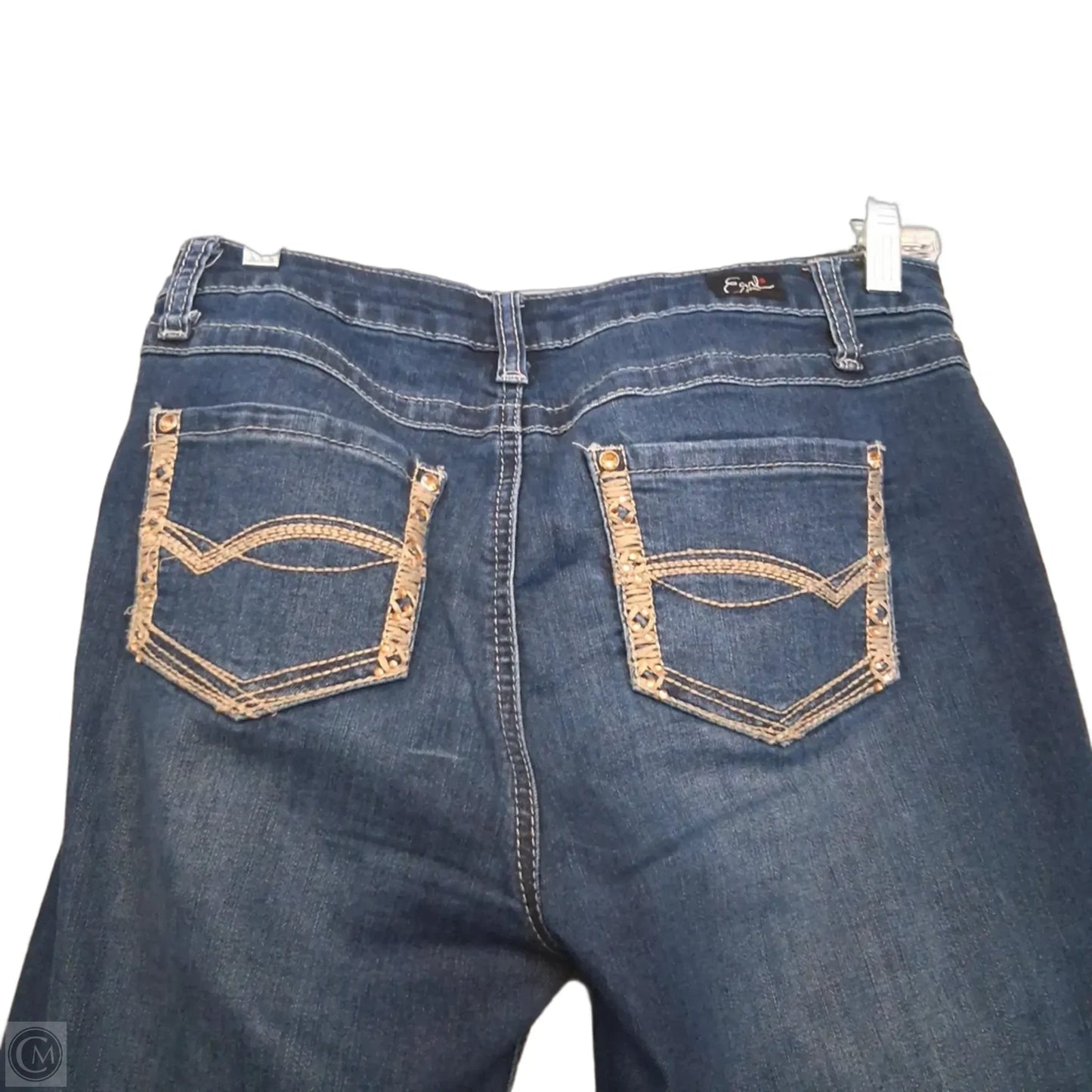 Jeans Cropped By Earl Jean In Blue Denim, Size: 6