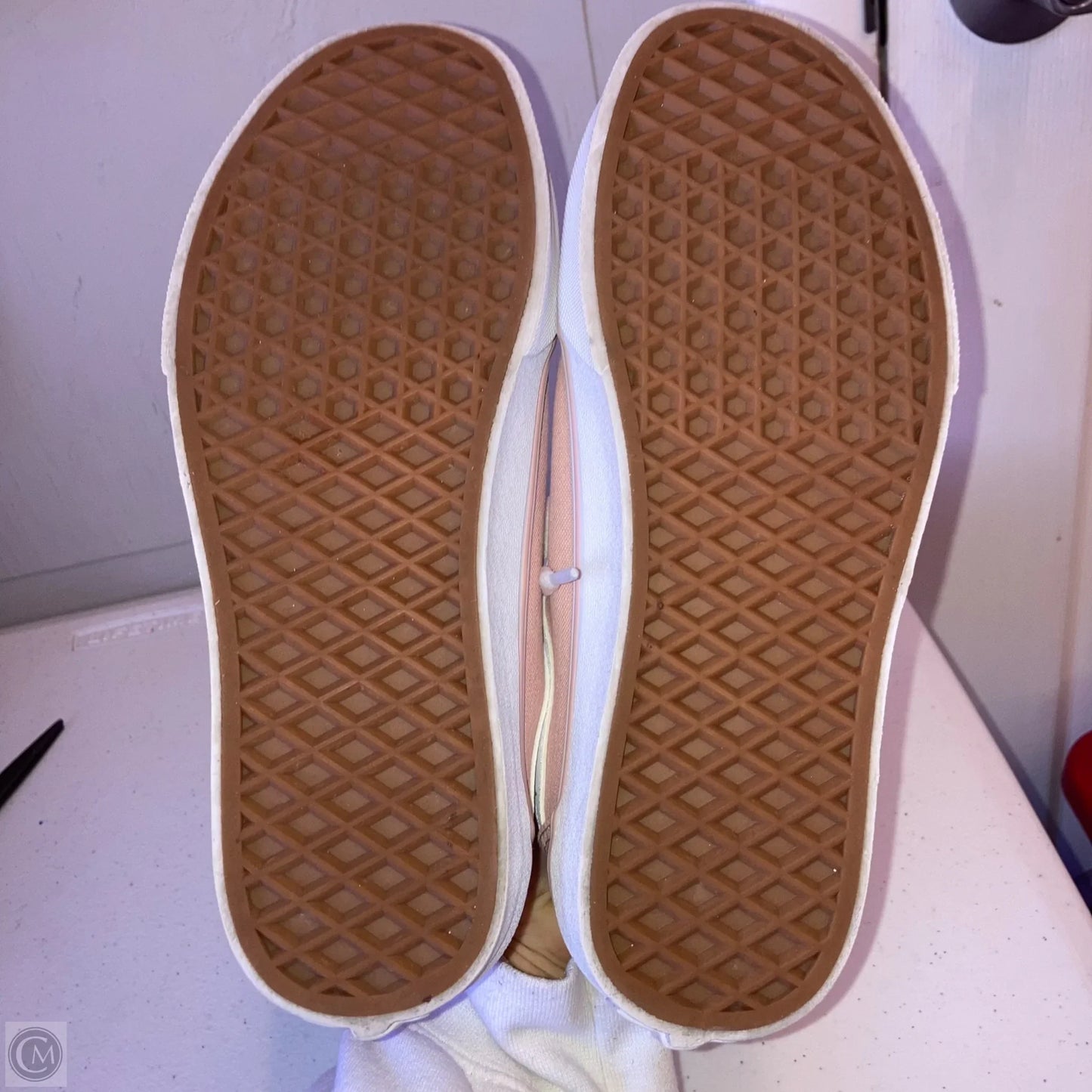 Shoes Sneakers By Vans In Pink, Size: 7.5