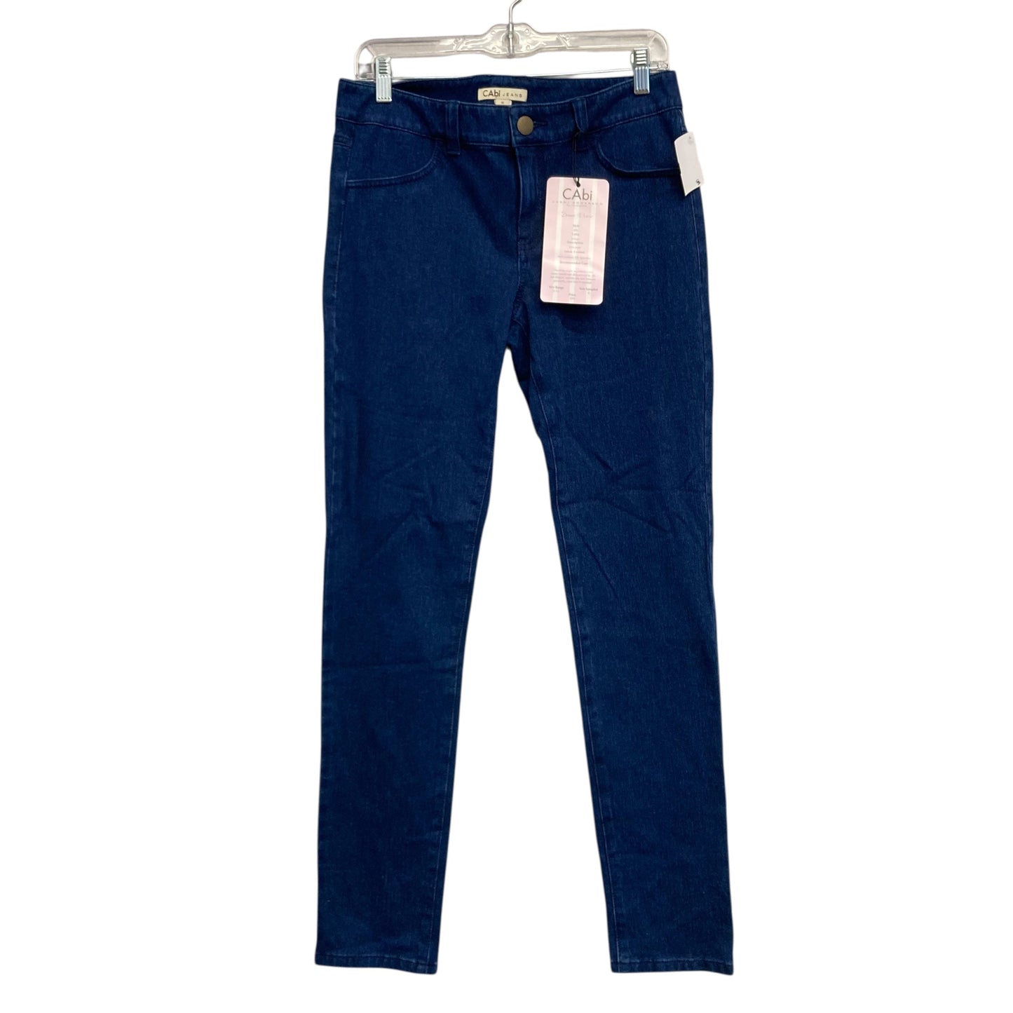Jeans Skinny By Cabi In Blue Denim, Size:8