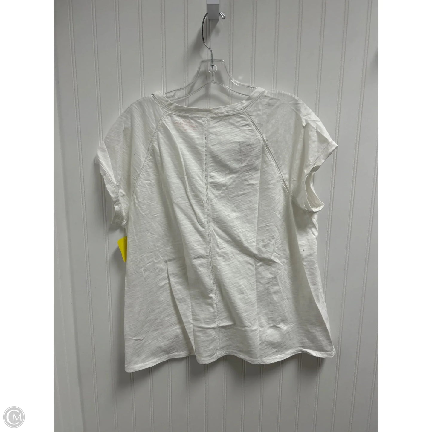 Top Short Sleeve By Vineyard Vines In White, Size: Xl