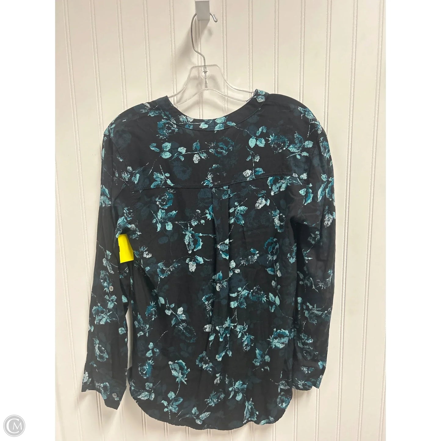 Top Long Sleeve By Rock And Republic In Floral Print, Size: M