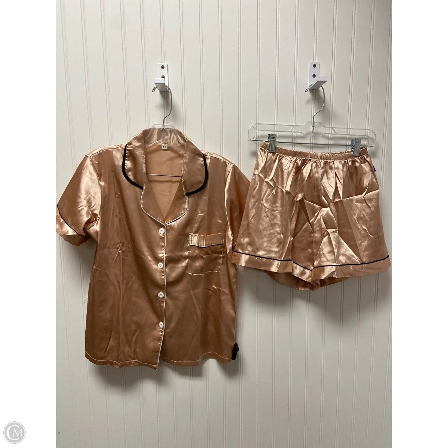 Pajamas 2pc By Clothes Mentor In Peach, Size: S