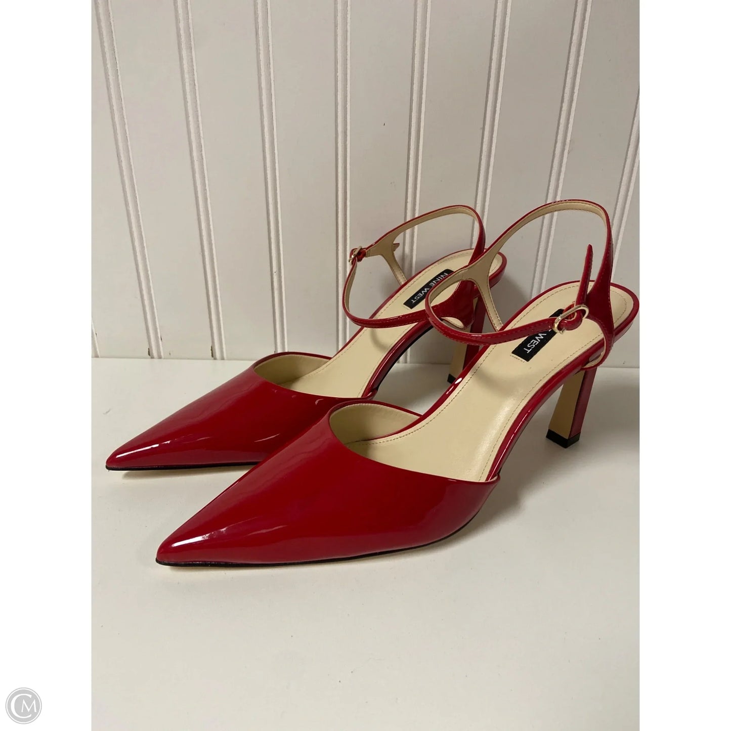 Shoes Heels Stiletto By Nine West In Red, Size: 10