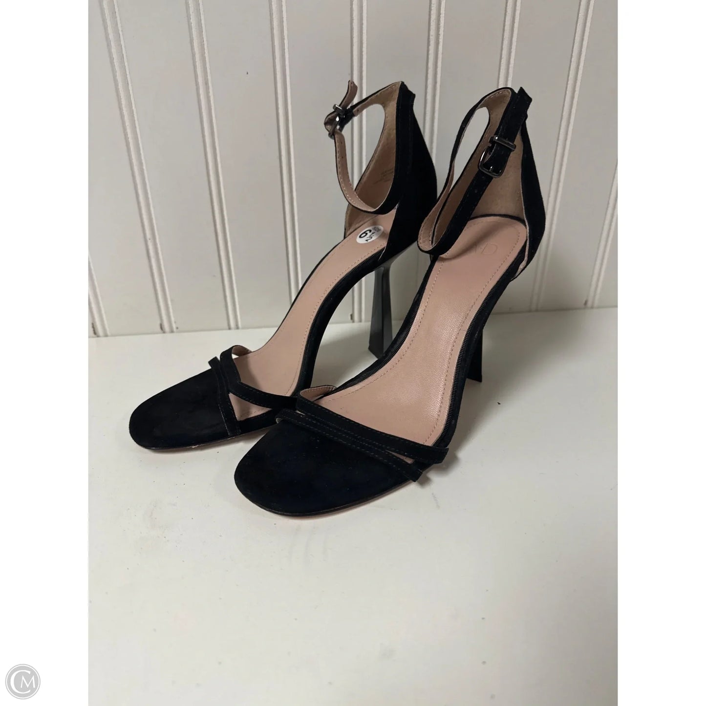 Sandals Heels Stiletto By Clothes Mentor In Black, Size: 6.5