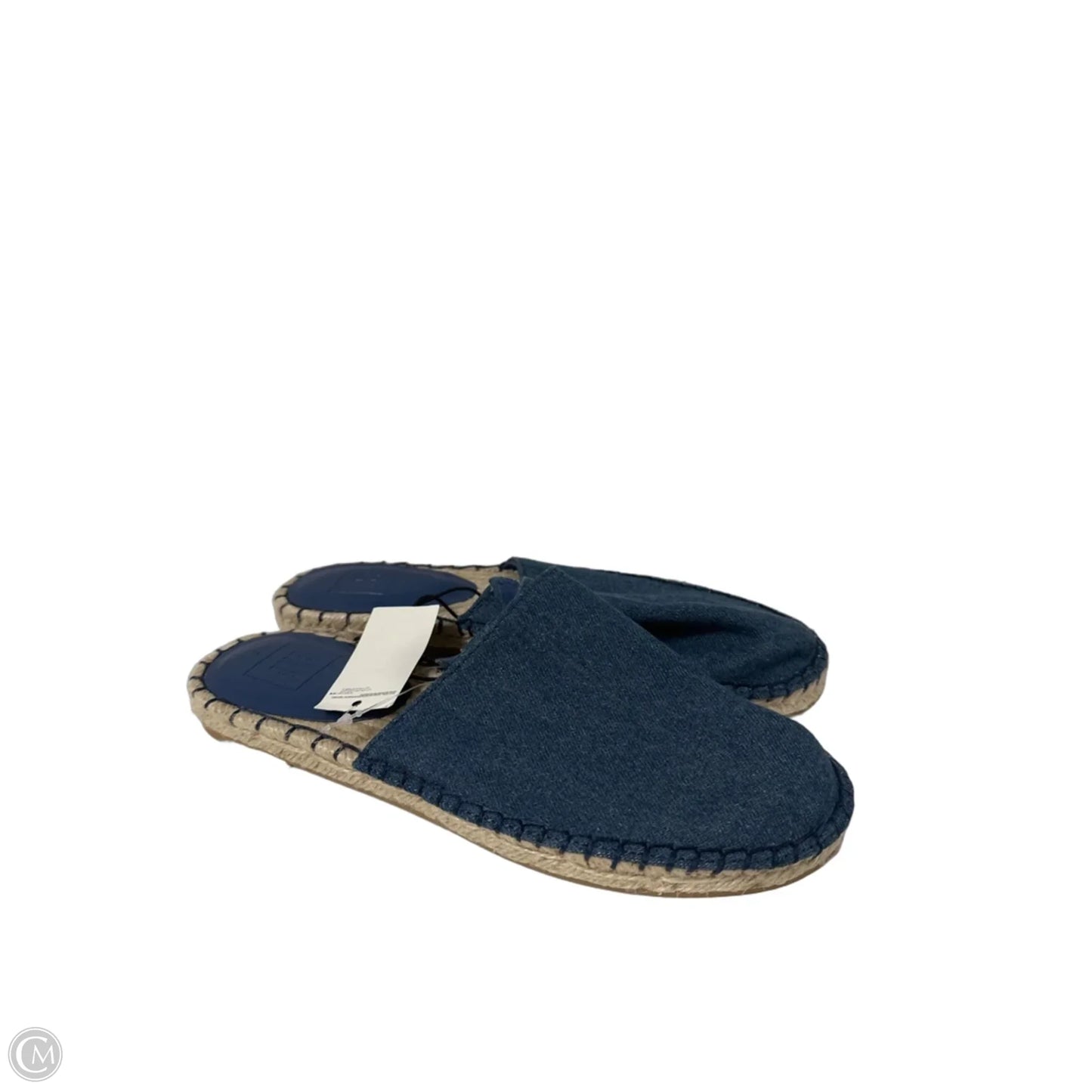 Shoes Flats By Gap In Blue Denim, Size: 7