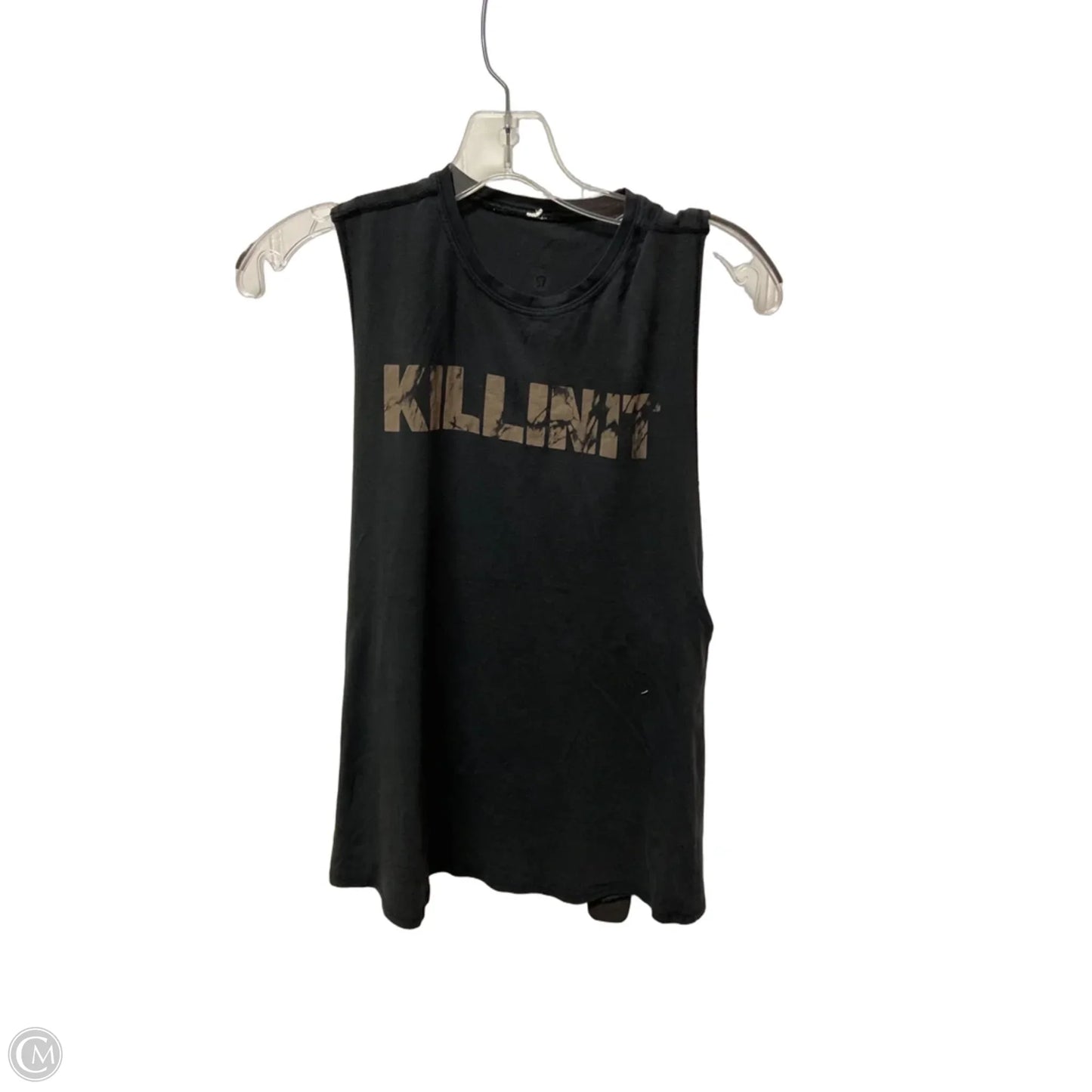 Athletic Tank Top By Lululemon In Grey, Size: Xs