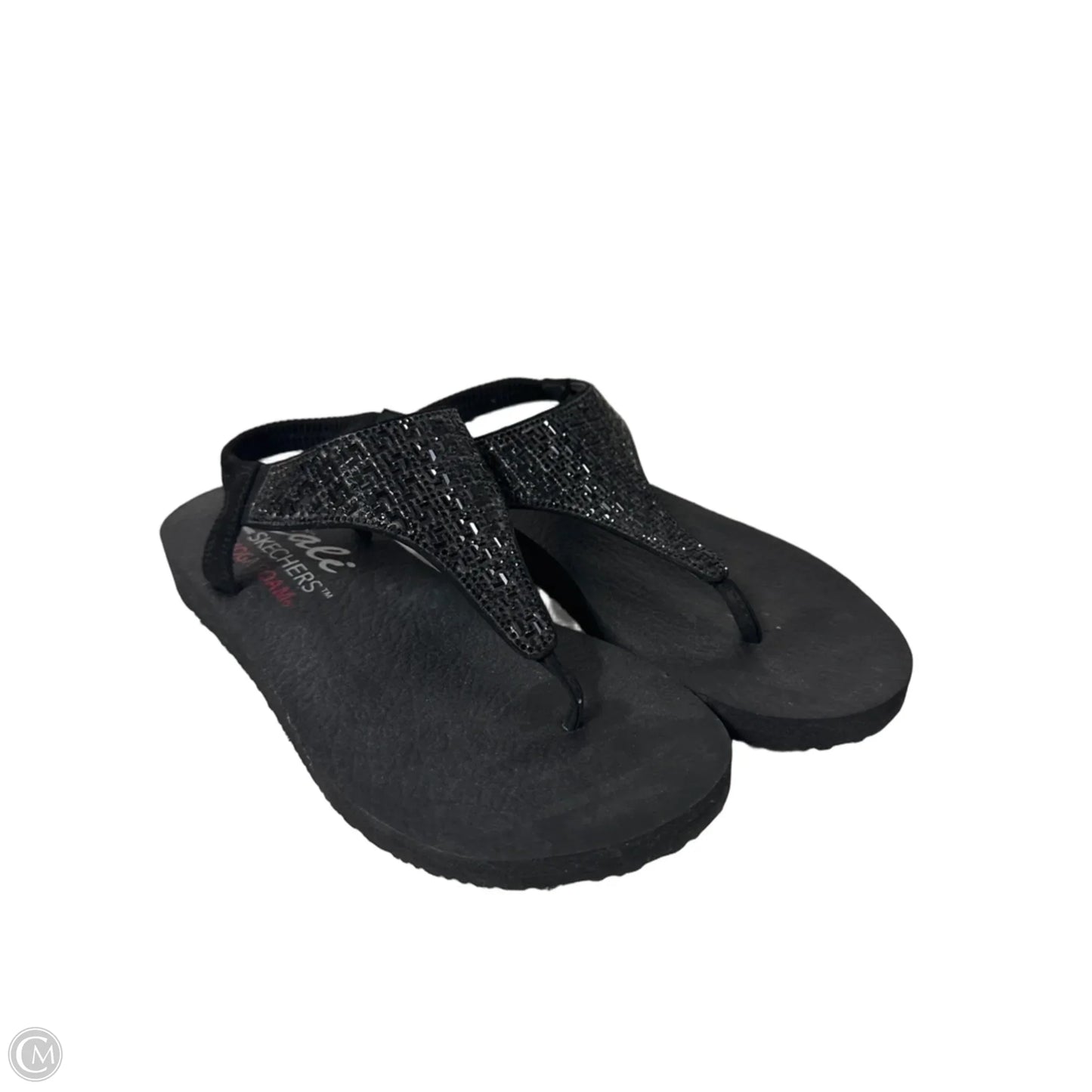 Sandals Flats By Skechers In Black, Size: 7