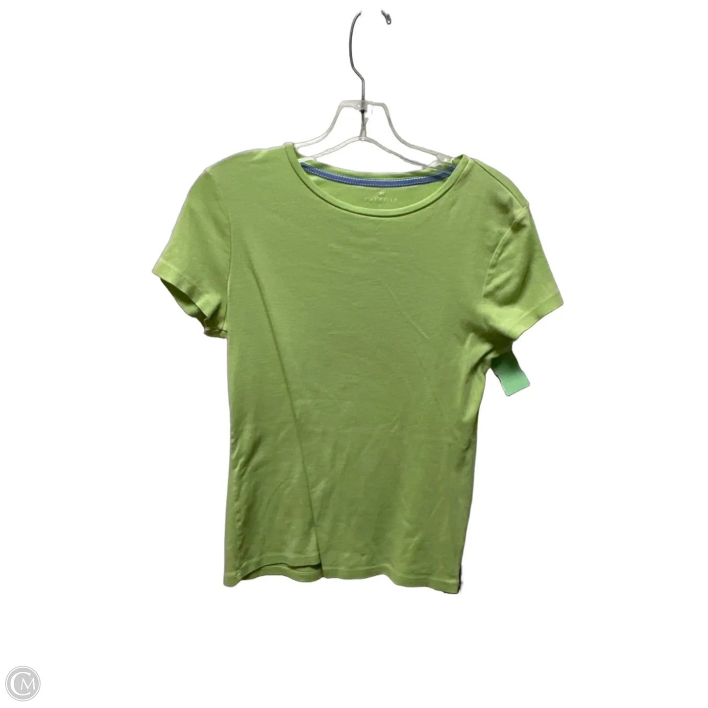 Top Short Sleeve Basic By Talbots In Green, Size: S