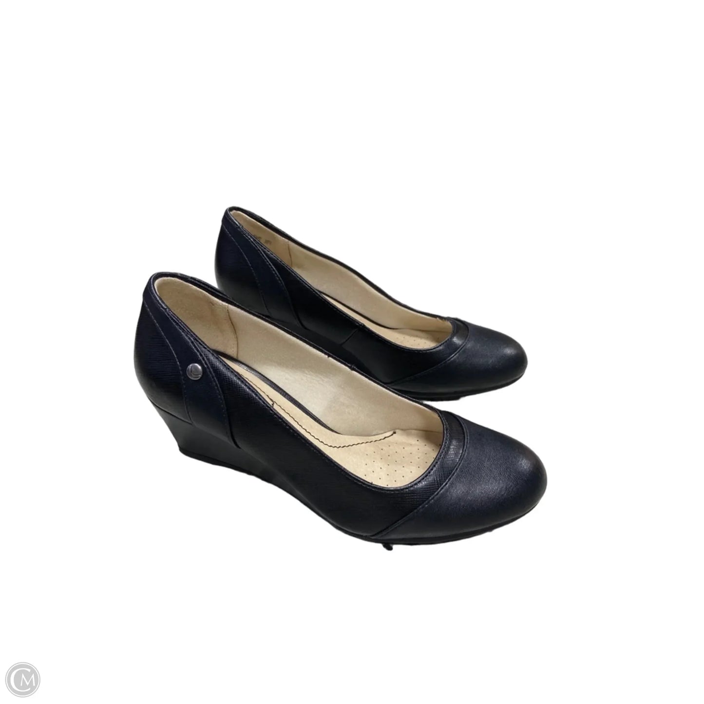 Shoes Heels Wedge By Life Stride In Black, Size: 6.5