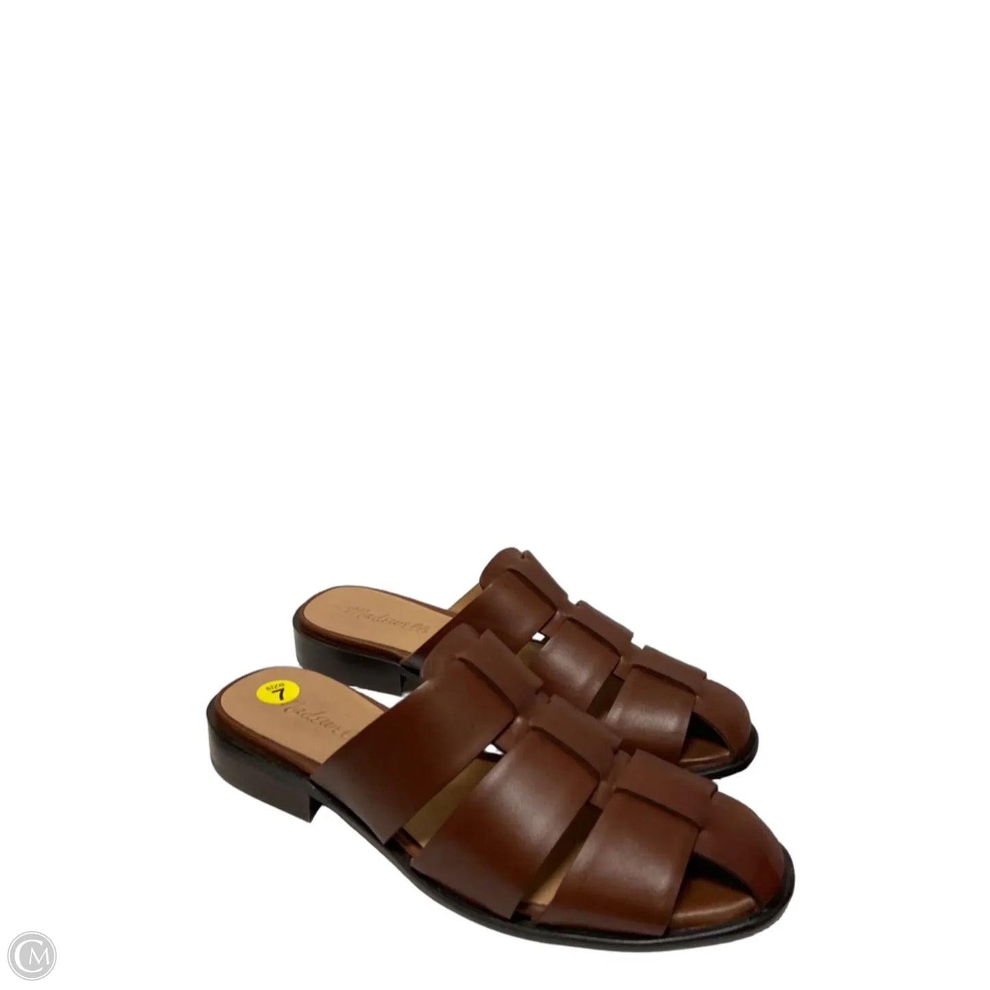 Sandals Flats By Madewell In Brown, Size: 7