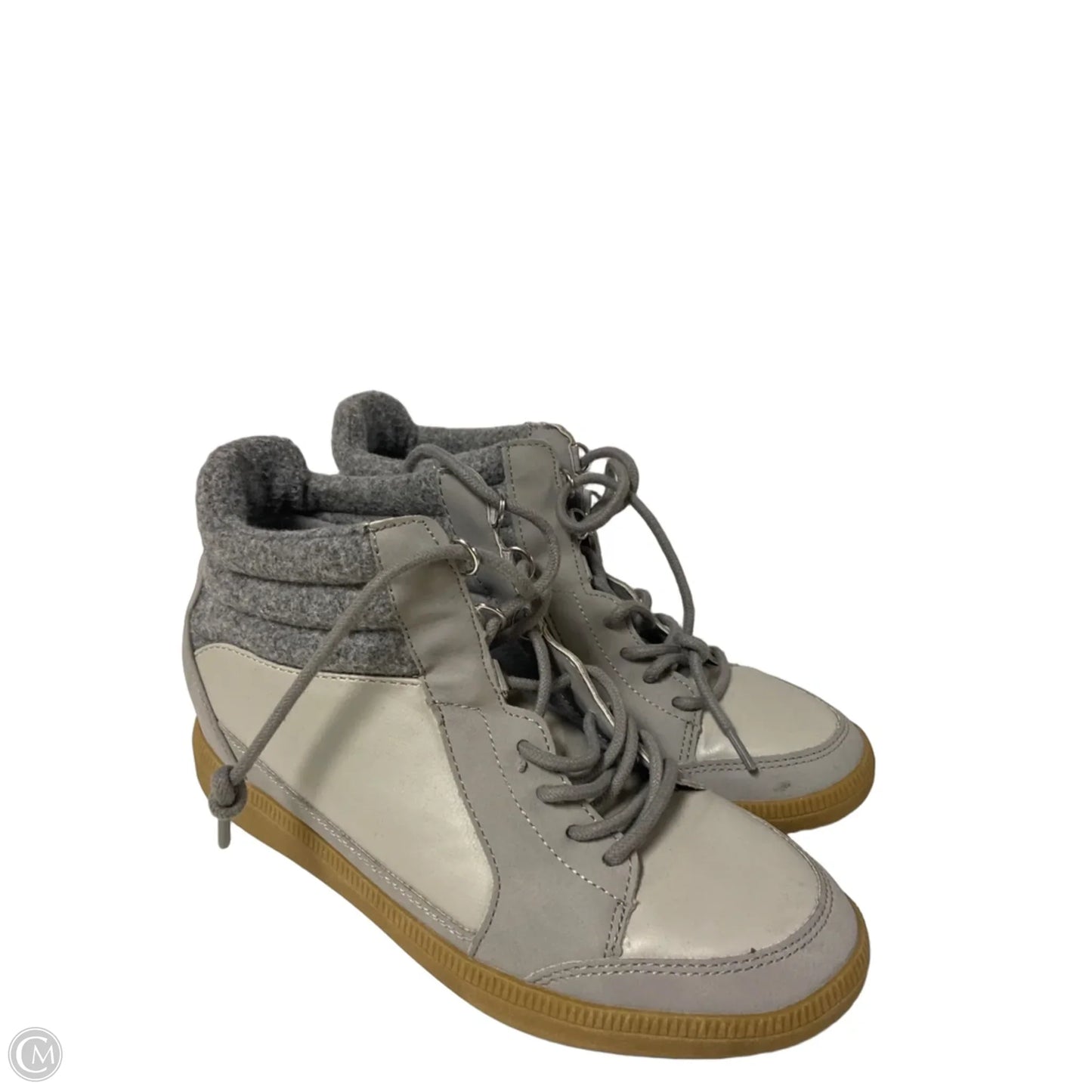 Boots Ankle Flats By Time And Tru In Grey, Size: 7