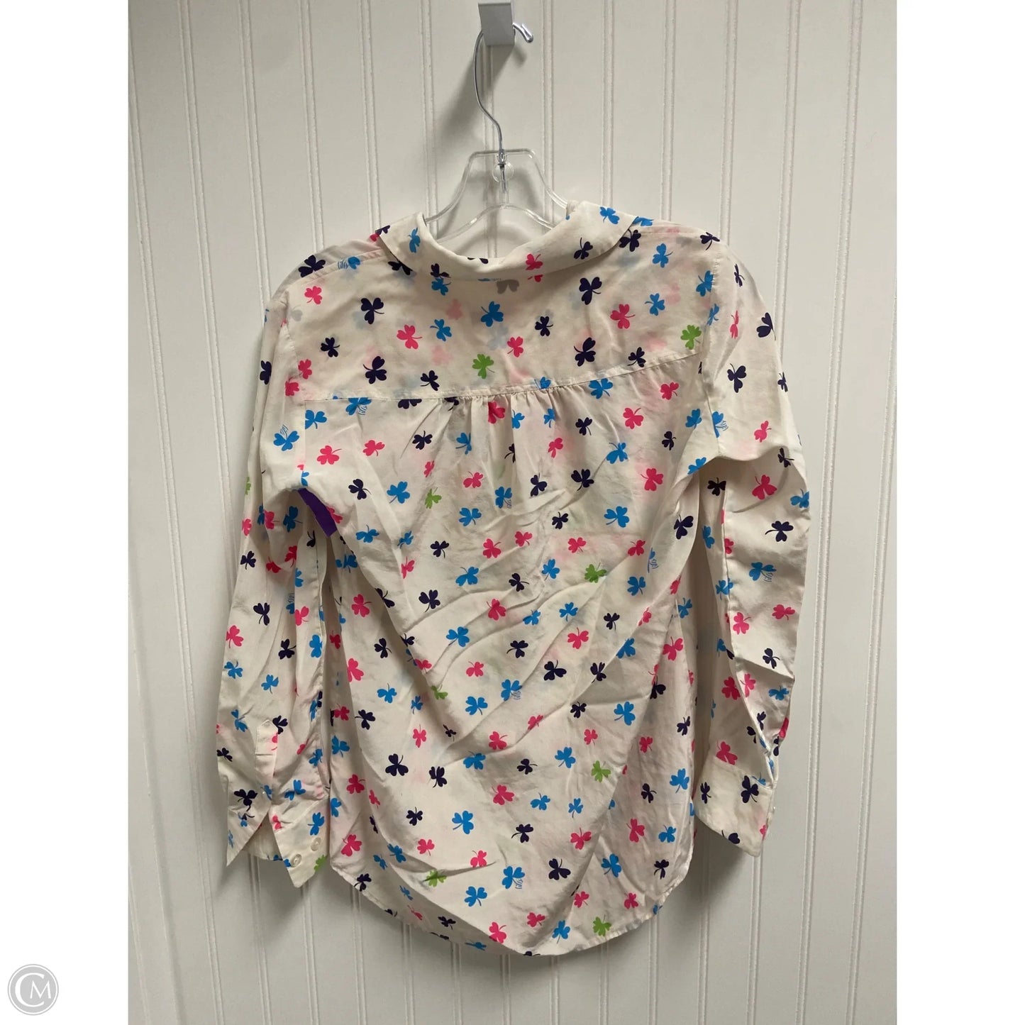 Top Long Sleeve Designer By Lilly Pulitzer In Beige, Size: Xs