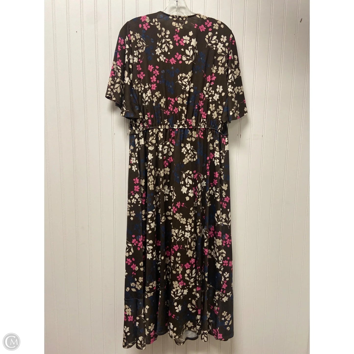 Dress Casual Maxi By Lane Bryant In Brown, Size: Xl
