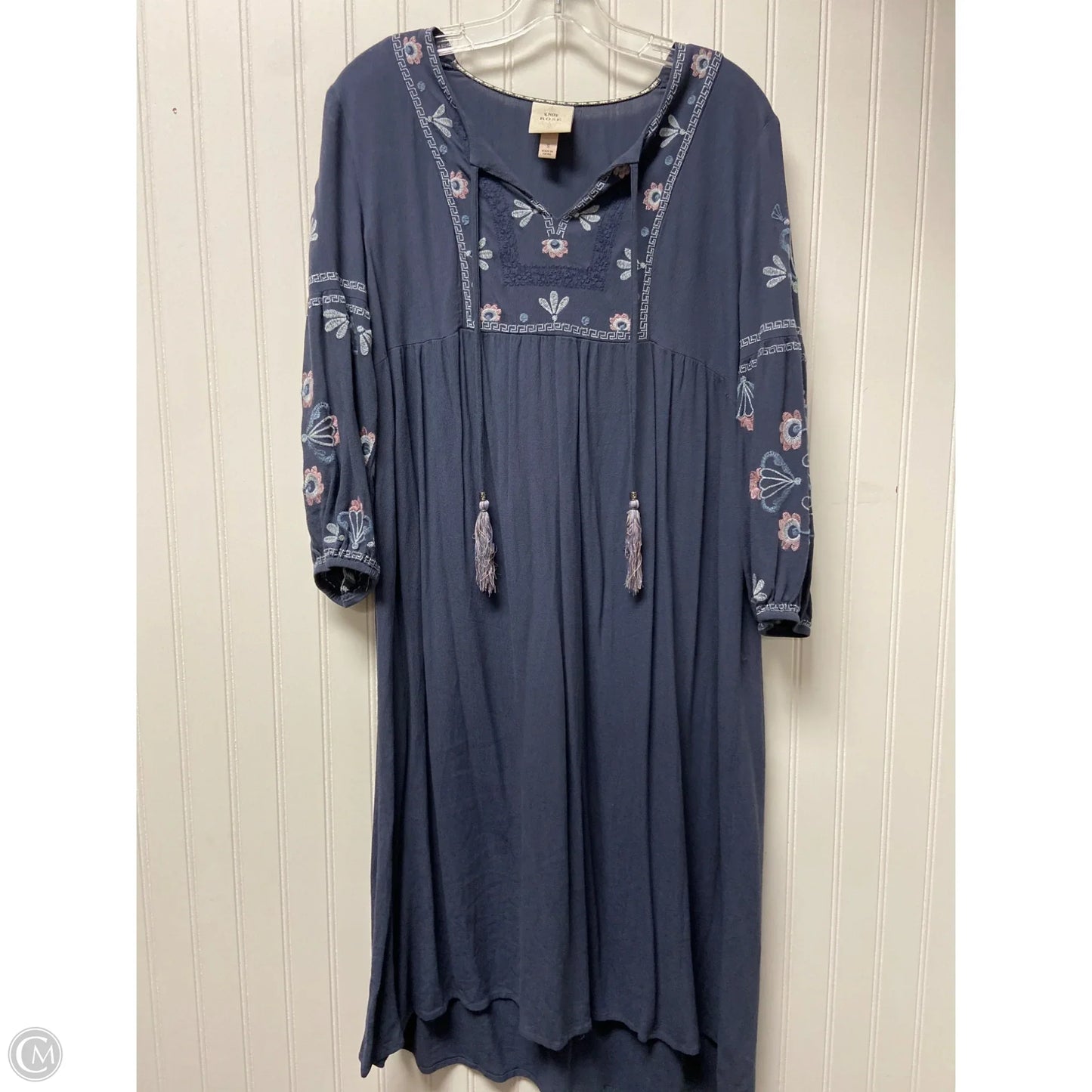 Dress Casual Short By Knox Rose In Blue, Size: S