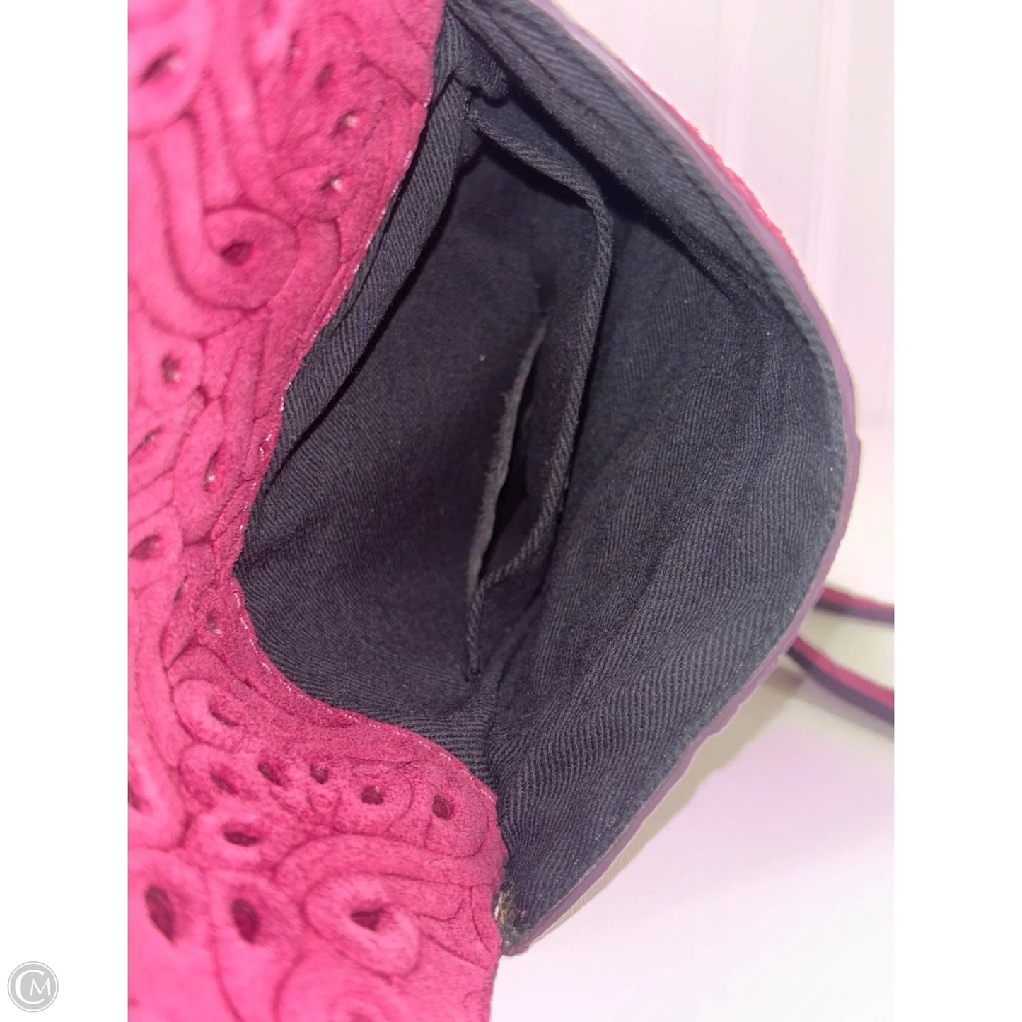 Crossbody Leather By Clothes Mentor, Size: Small