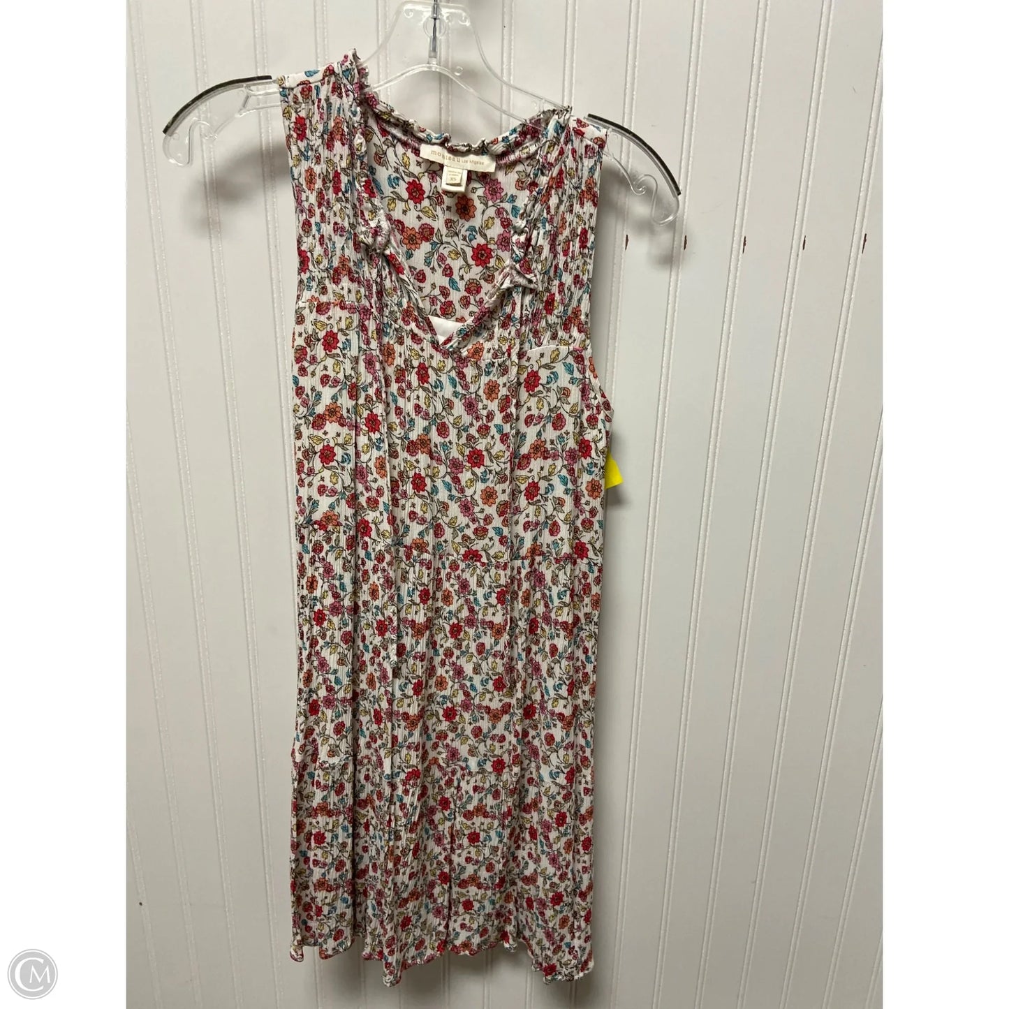 Dress Casual Short By Monteau In Floral Print, Size: Xs