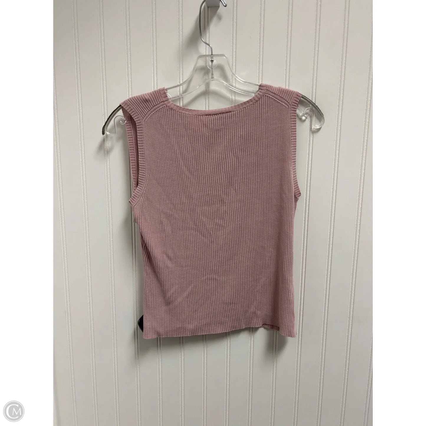 Top Sleeveless By Ann Taylor In Pink, Size: M