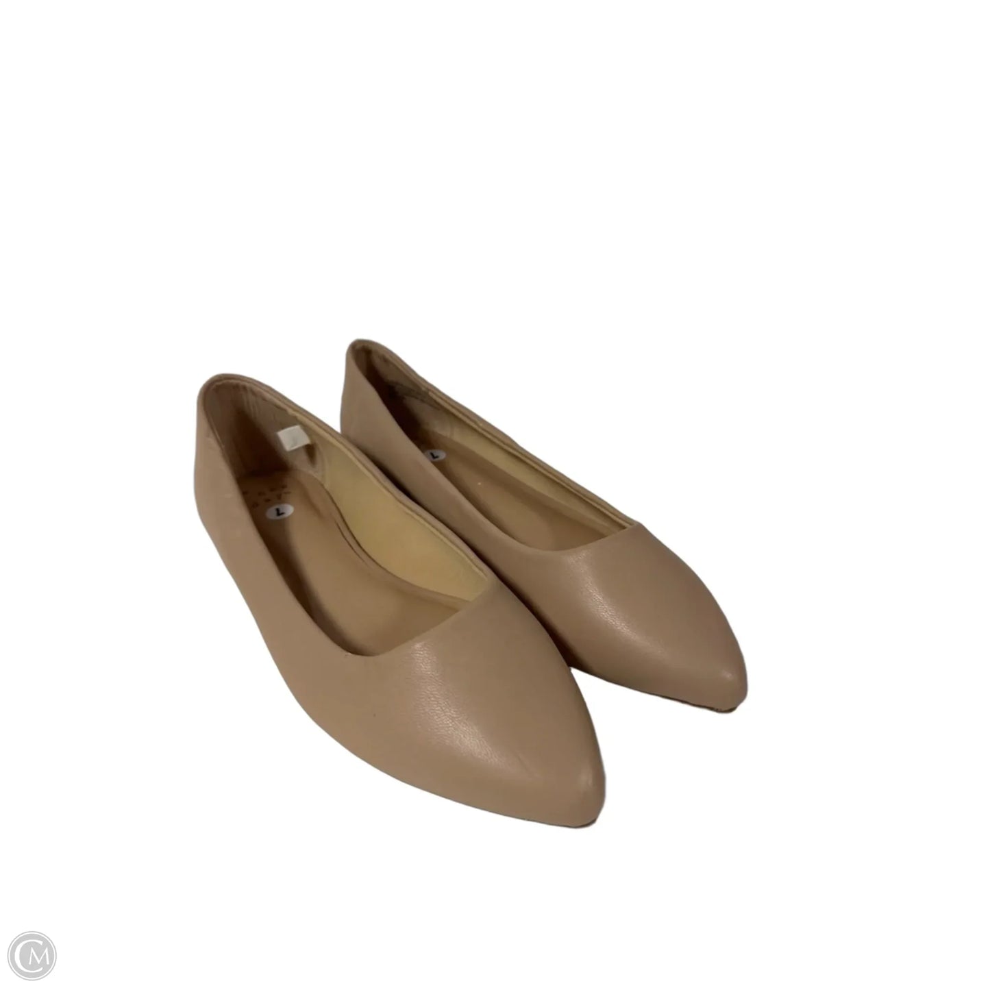 Shoes Flats By A New Day In Beige, Size: 7