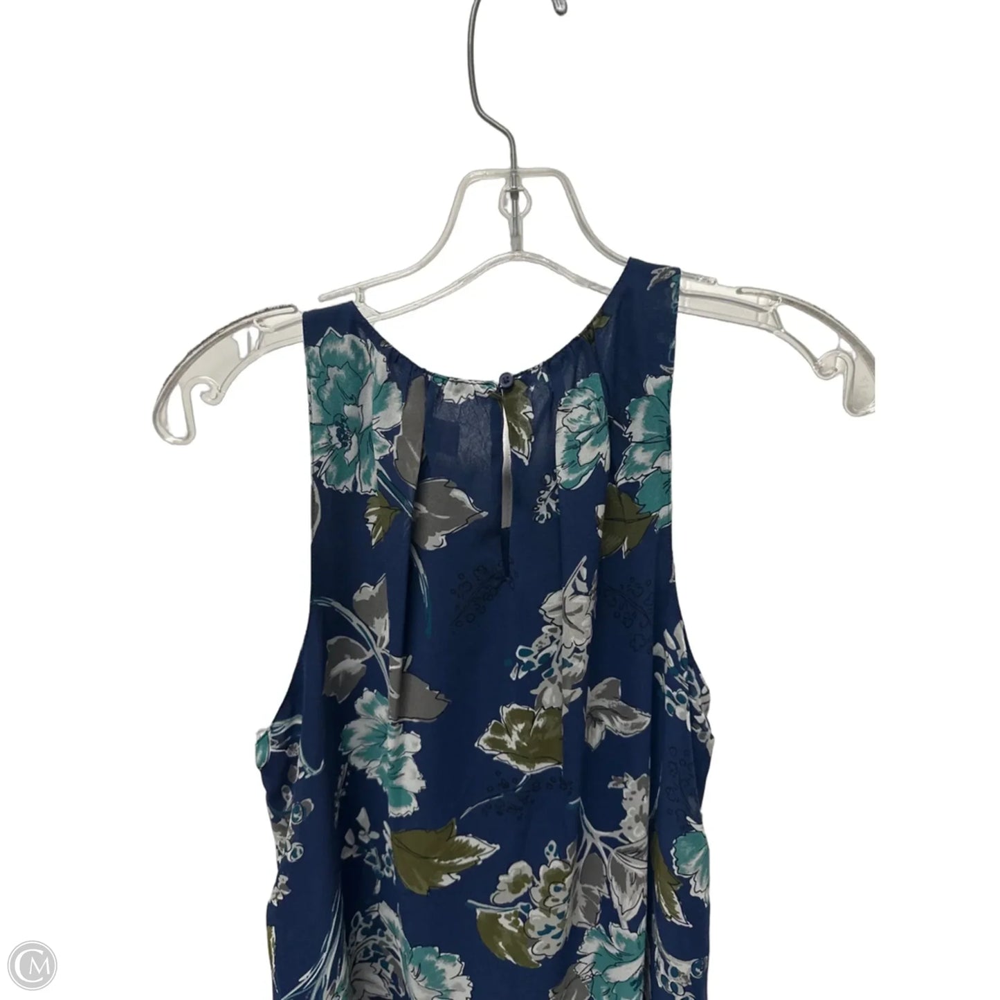 Top Sleeveless By Loft In Blue, Size: S