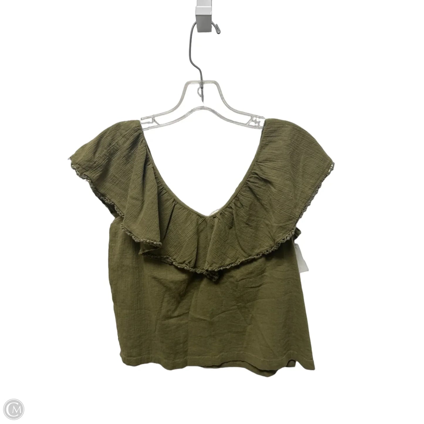 Top Sleeveless By Loft In Green, Size: Xs