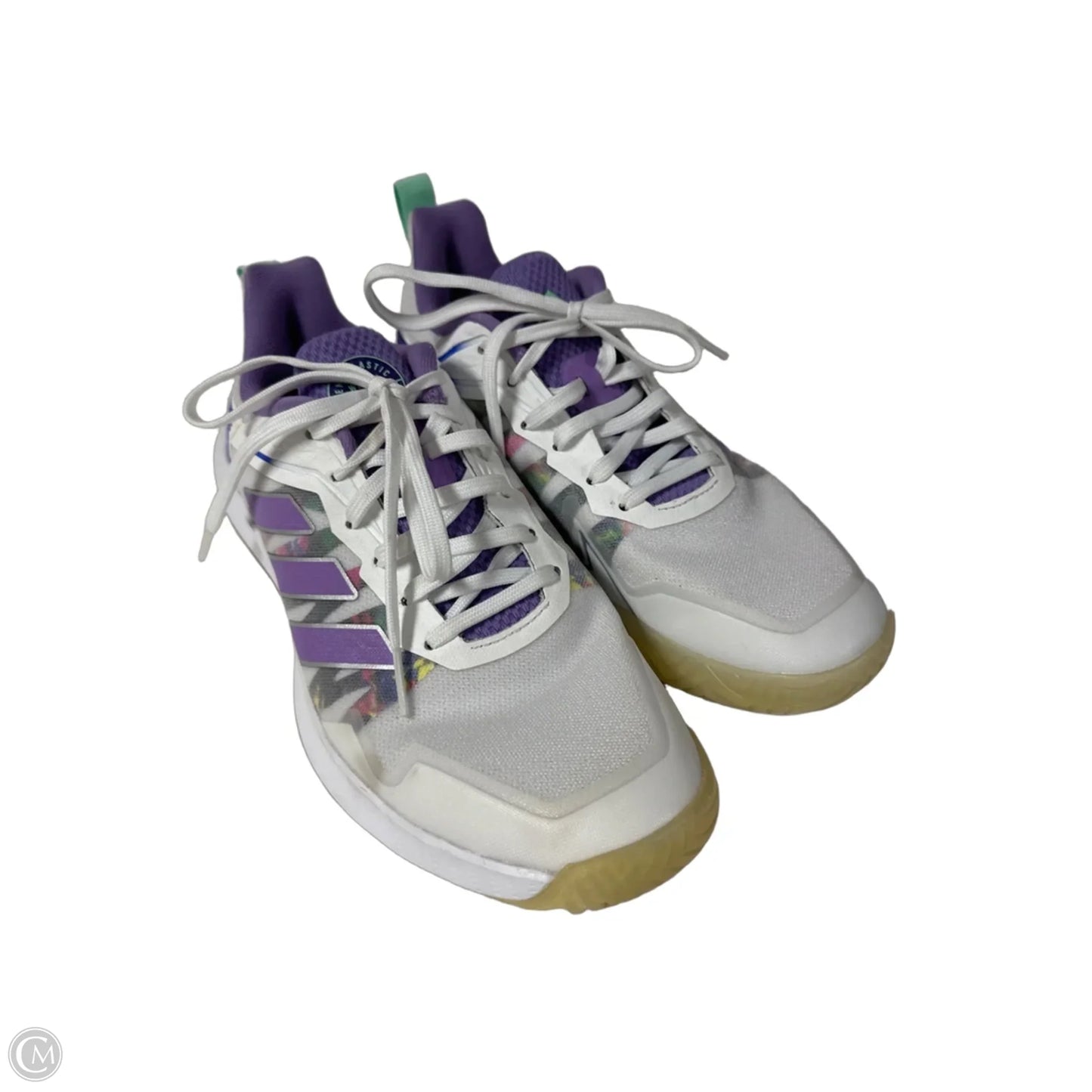 Shoes Athletic By Adidas In Purple & White, Size: 7.5