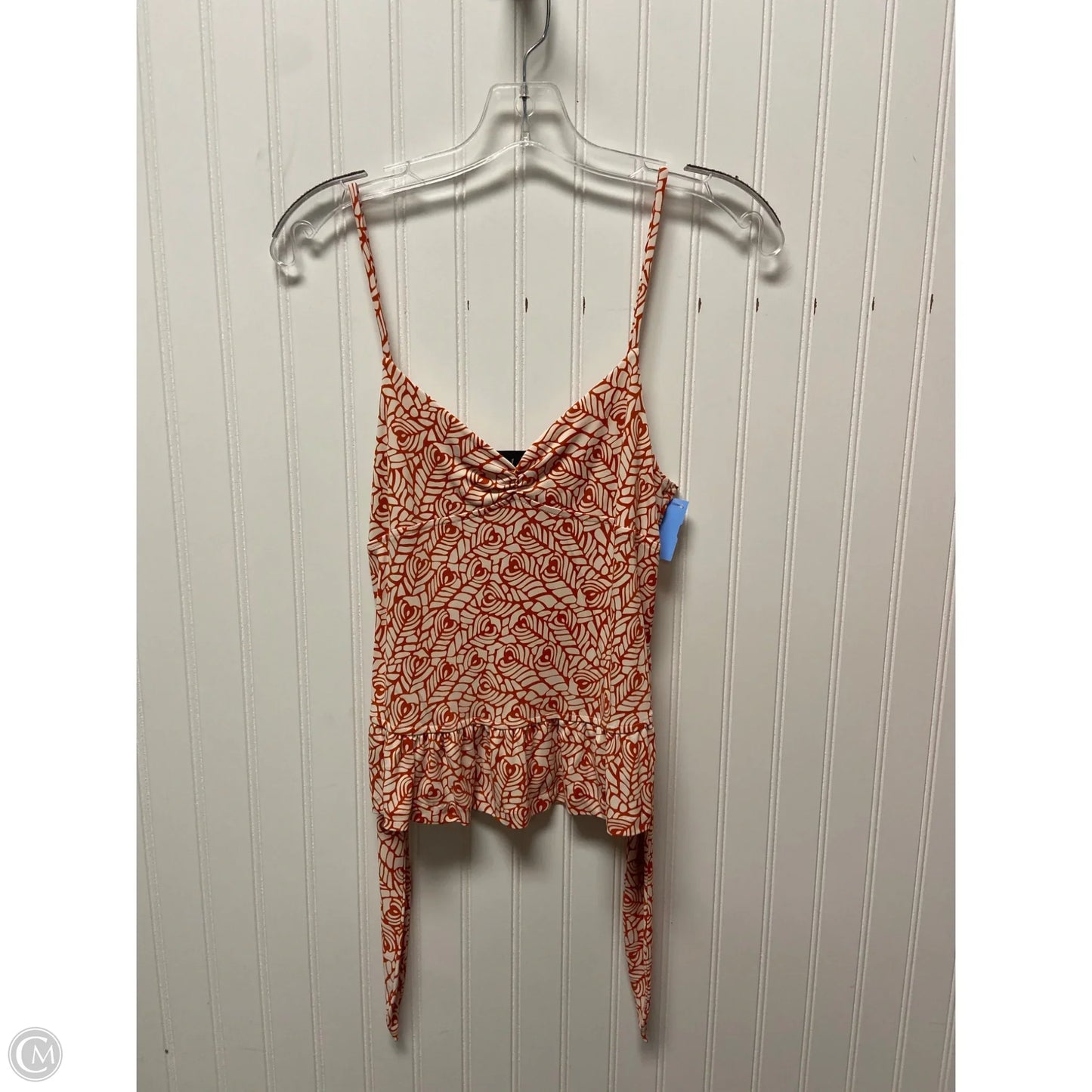 Top Sleeveless Designer By Marc By Marc Jacobs In Orange, Size: S
